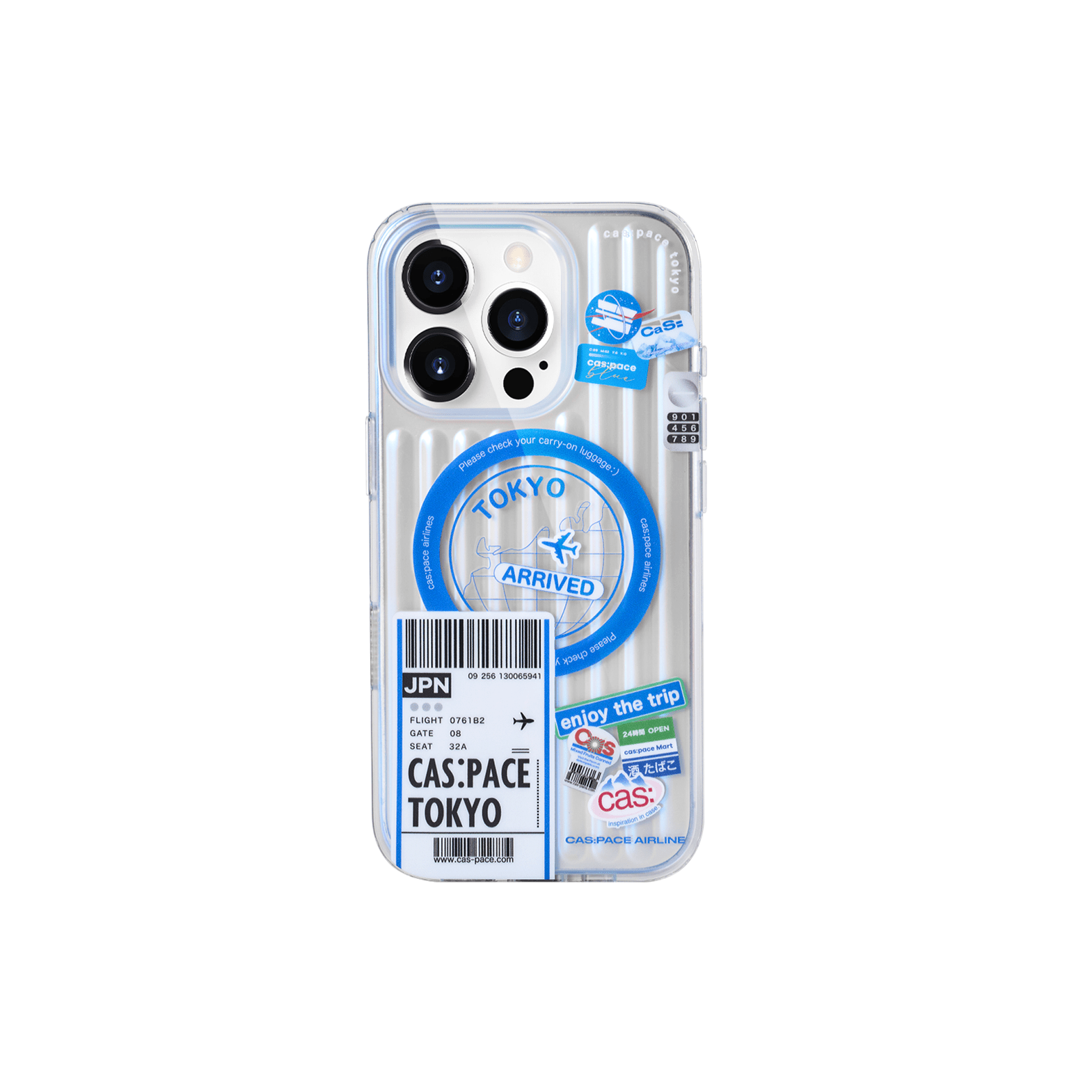 cas:pace 24A/W MagSafe compatible "enjoy the trip" mobile phone case cas:pace 24A/W MagSafe compatible "enjoy the trip" mobile phone case