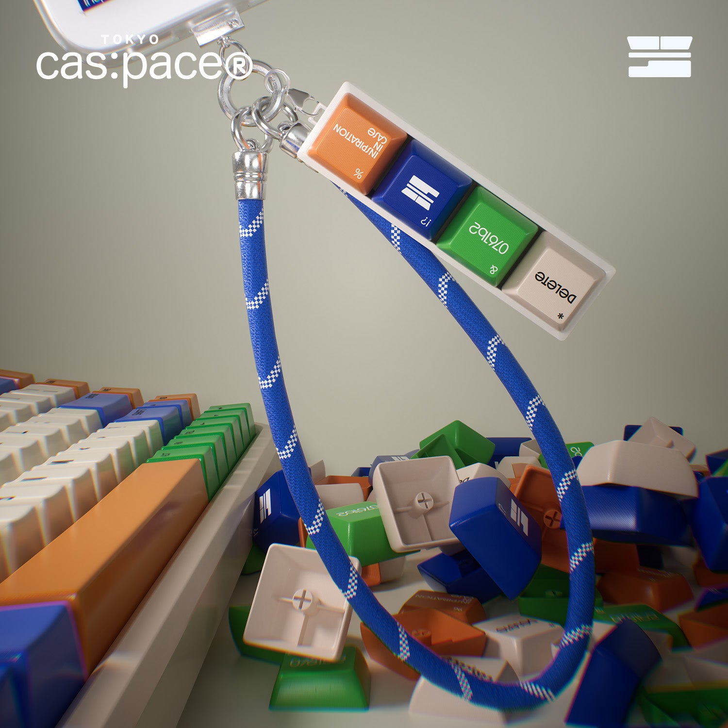 cas:pace 26S/S 「neocasキーボード」携帯ストラップ