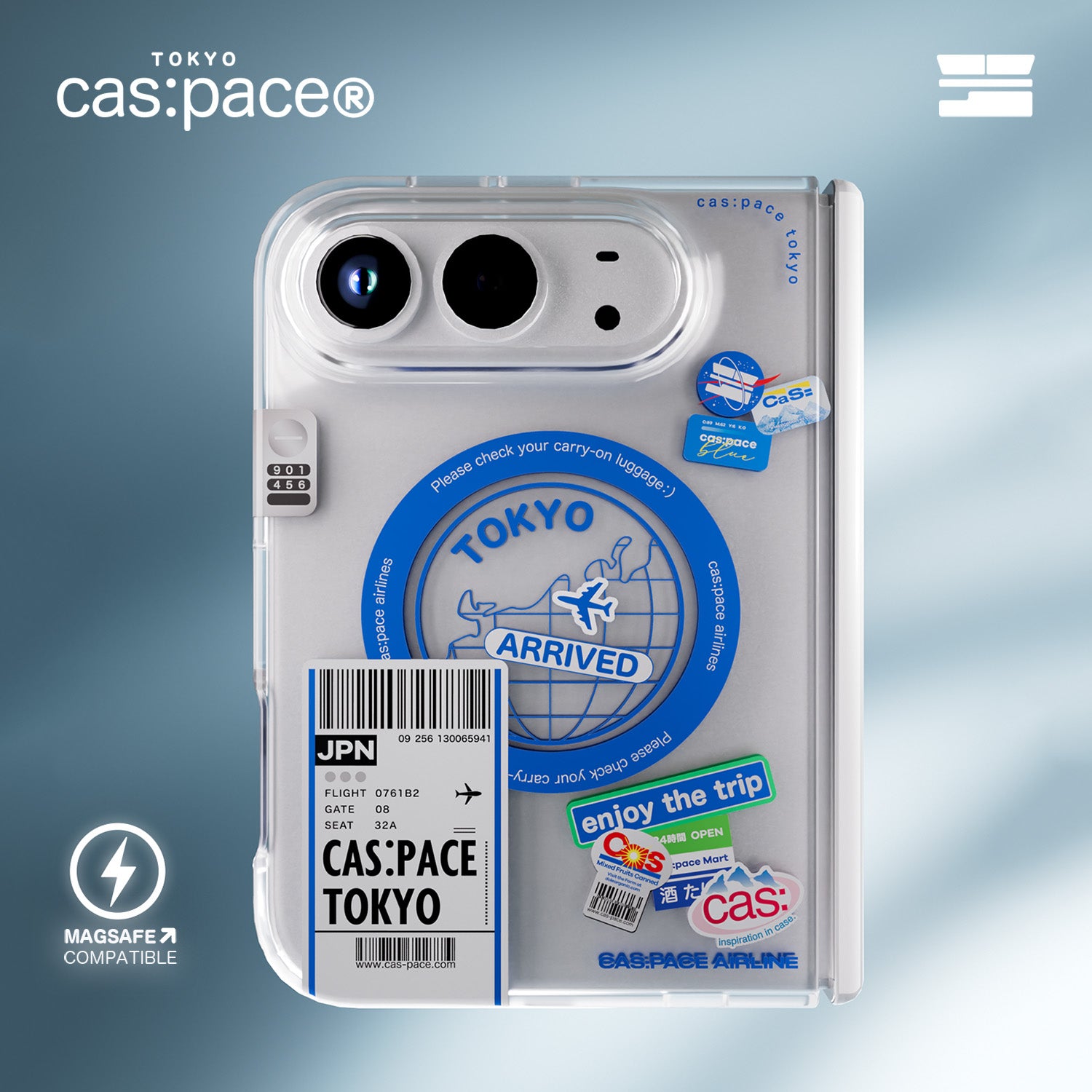 cas:pace 24A/W 「enjoy the trip」 MagSafe iPhone Duo 手機殼