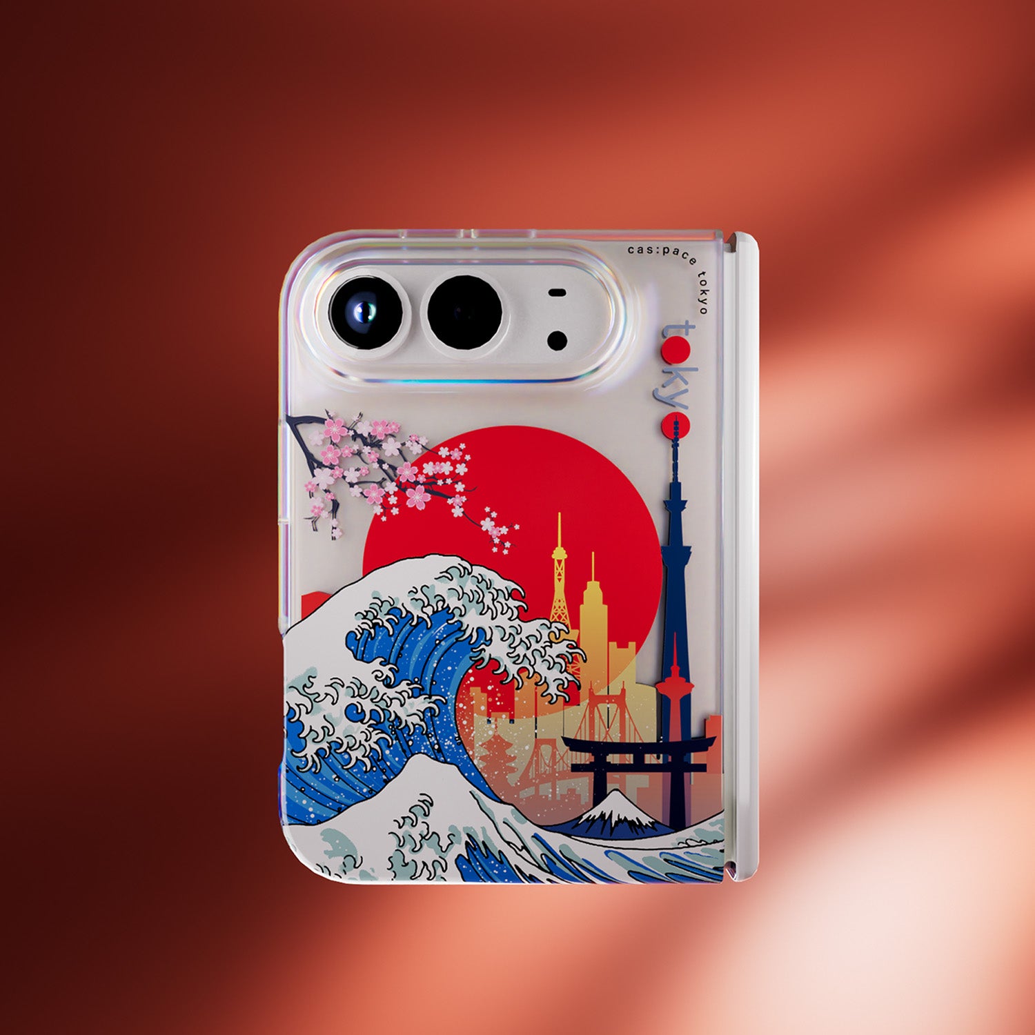 cas:pace 25A/W MagSafe対応「ジャパングリッチ」携帯ケース for iPhone Duo（カメラ保護フィルム付き）