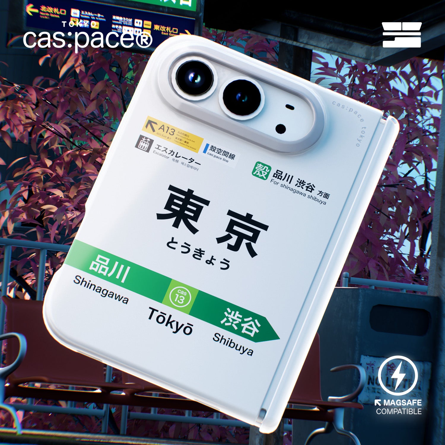 cas:pace 25S/S MagSafe対応「東京」携帯ケース for iPhone Ultra