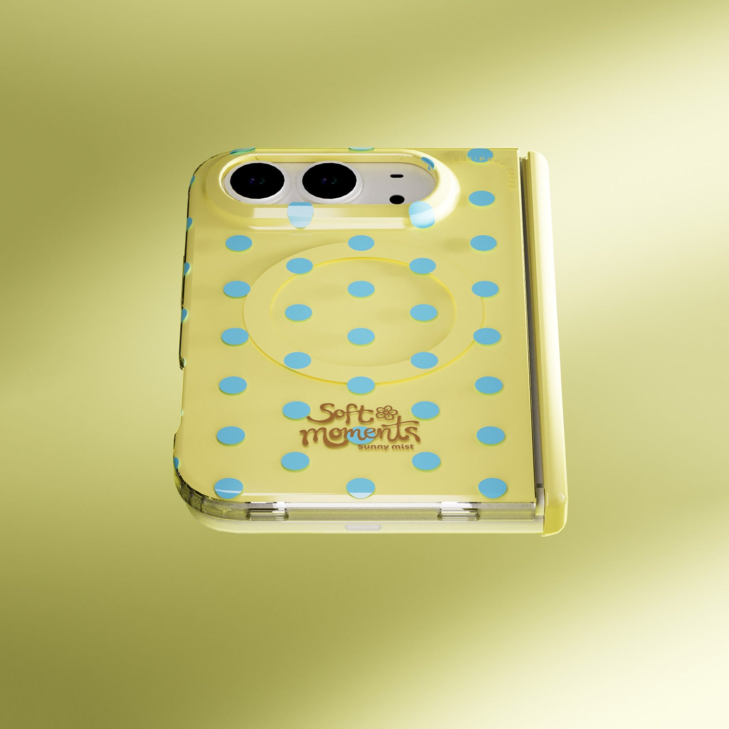 cas:pace 25S/S 「波點」 MagSafe iPhone Duo 手機殼（黃色）