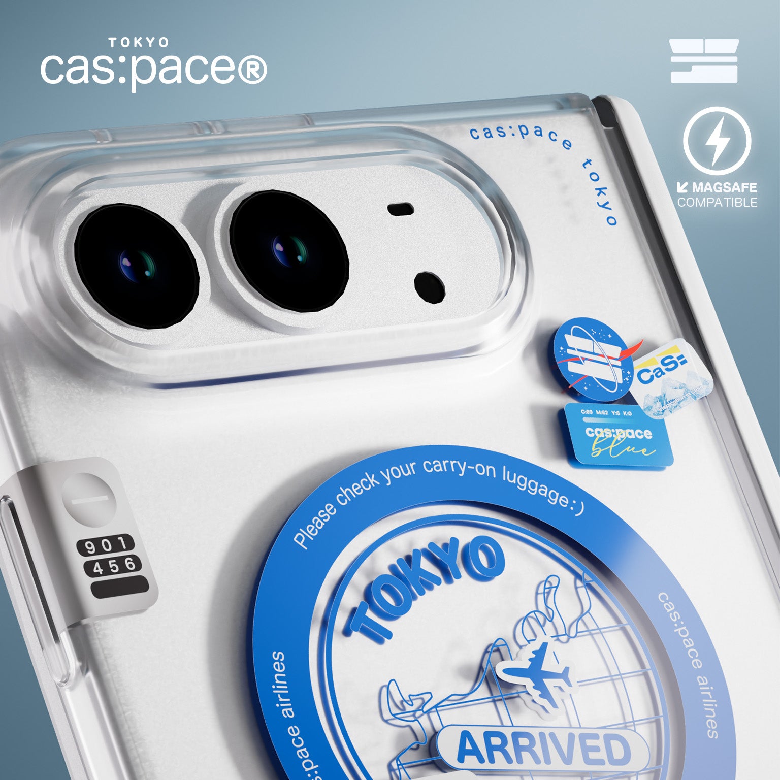 cas:pace 24A/W 「enjoy the trip」 MagSafe iPhone Duo 手機殼
