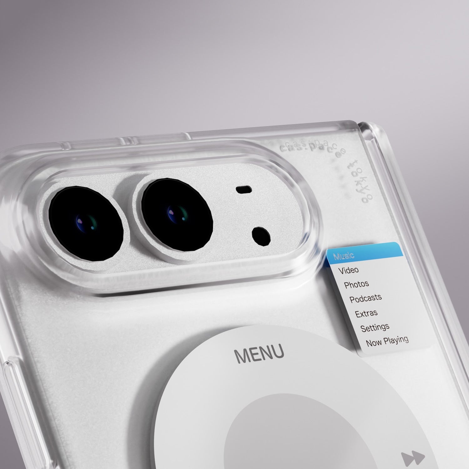 cas:pace 23A/W 「MP3 播放器」 MagSafe iPhone Duo 手機殼