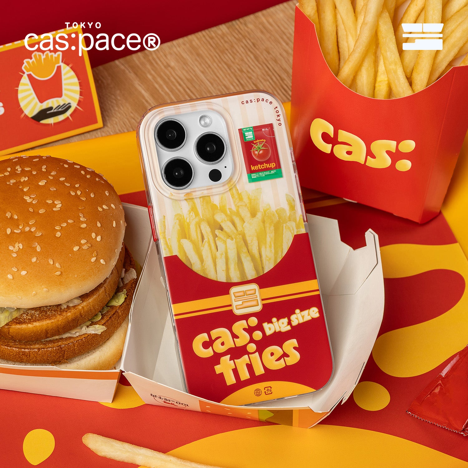 cas:pace 26S/S 「フライドポテト」携帯ケース