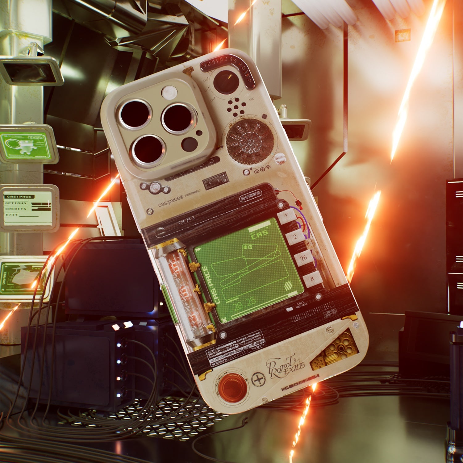 cas:pace 26A/W「ポストアポカリプスマシン」携帯ケース