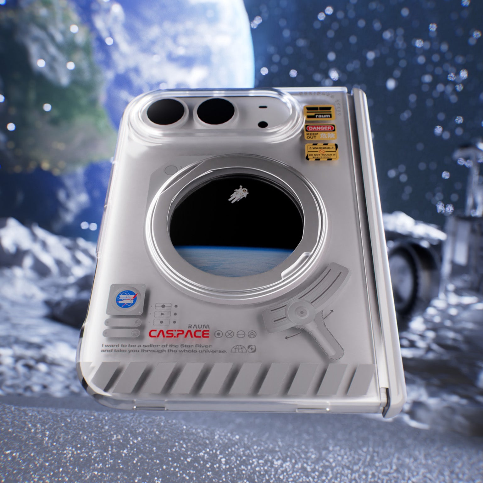 cas:pace 24S/S「space capsule」携帯ケース for iPhone Duo