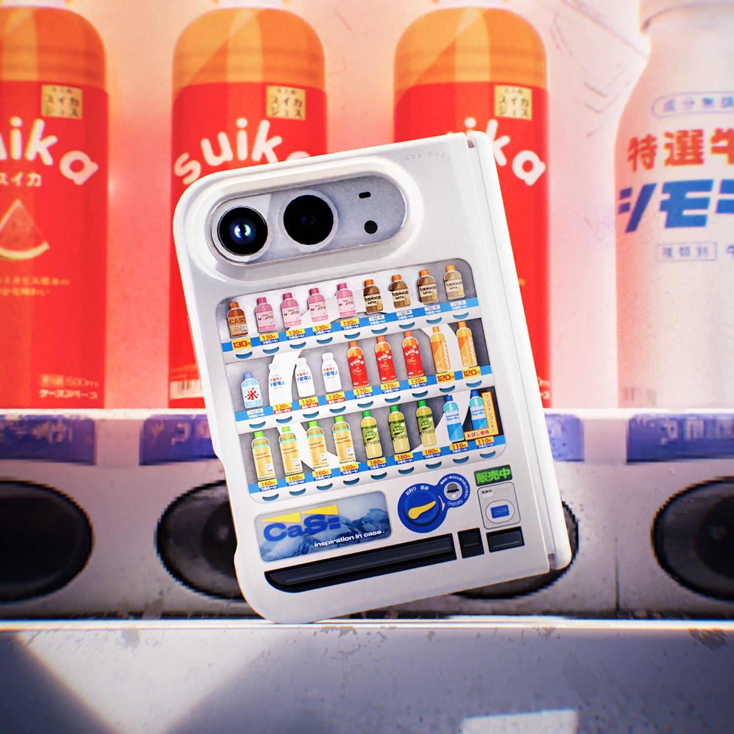 cas:pace 25S/S MagSafe対応「自動販売機」携帯ケース for iPhone Ultra