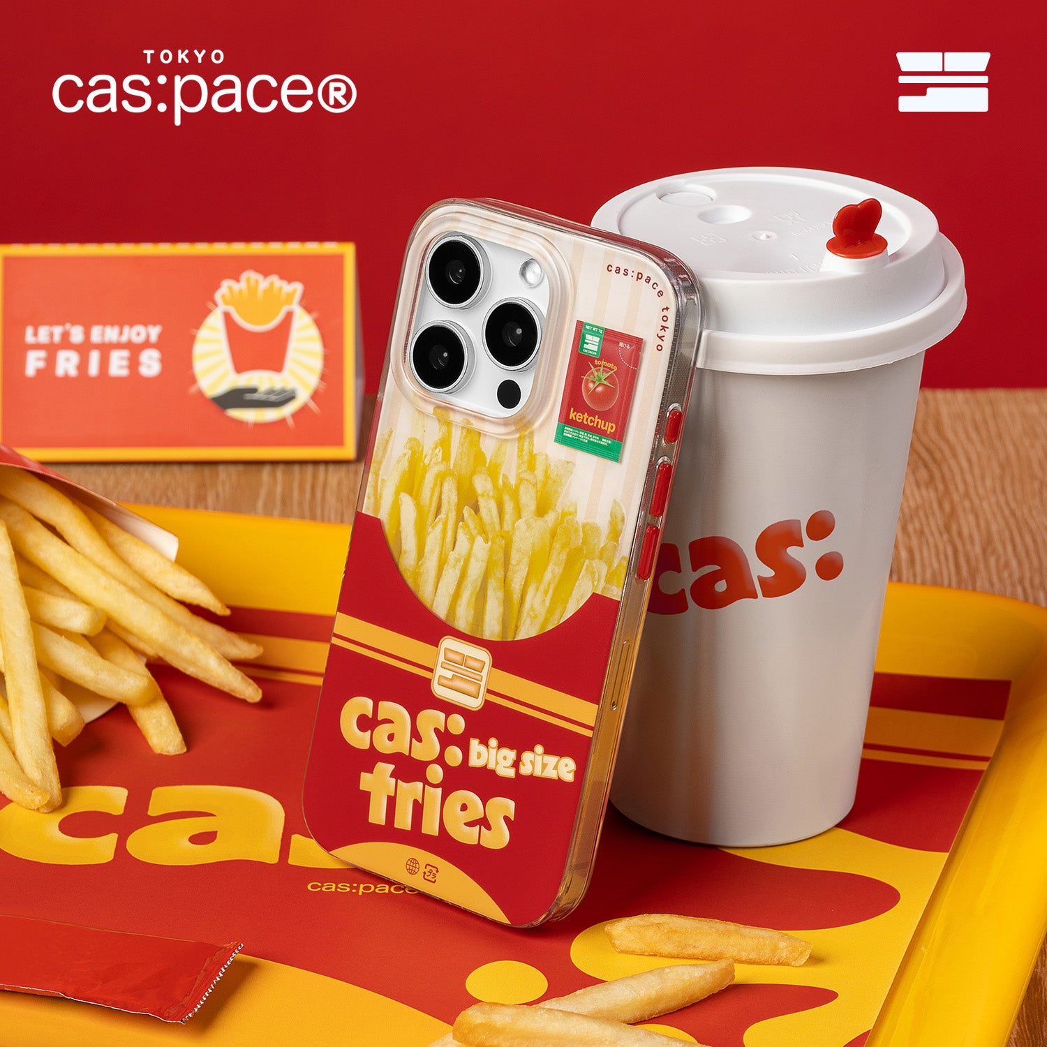 cas:pace 26S/S 「フライドポテト」携帯ケース