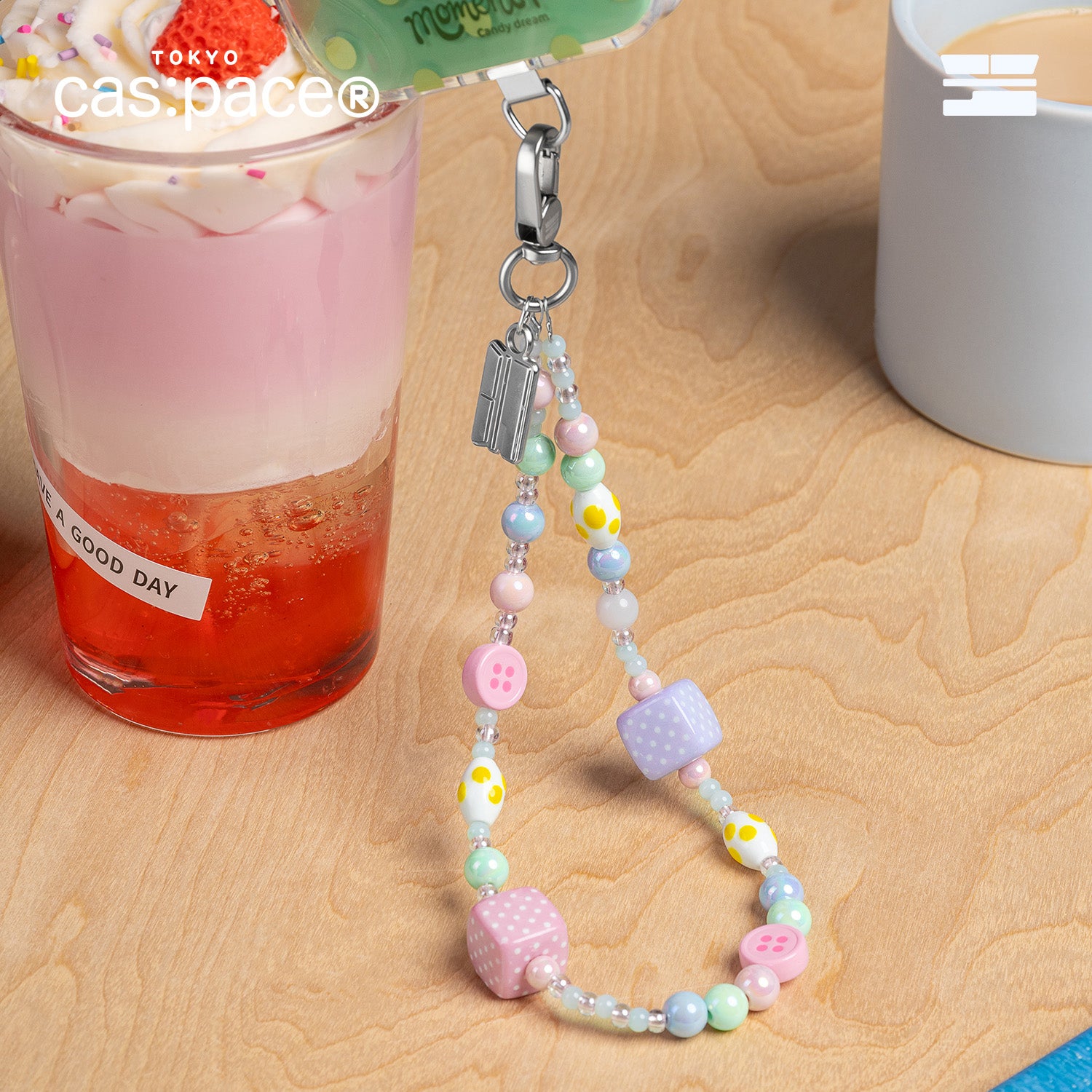 cas:pace 26S/S 「ポルカドット」携帯ストラップ