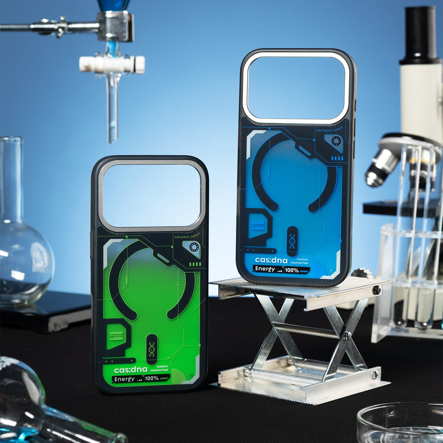 cas:pace 26A/W MagSafe Compatible "cas:dna" (Blue) Quicksand Phone Case