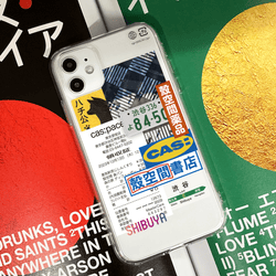 cas:pace 20S/S "Shibuya Collage" Mobile Phone Case Japanese Tokyo Original Design iPhone Case, Using IMD Technology, Shockproof and Durable cas:pace 20S/S "Shibuya Collage" Mobile Phone Case Japanese Tokyo Original Design iPhone Case, Using IMD Technology, Shockproof and Durable