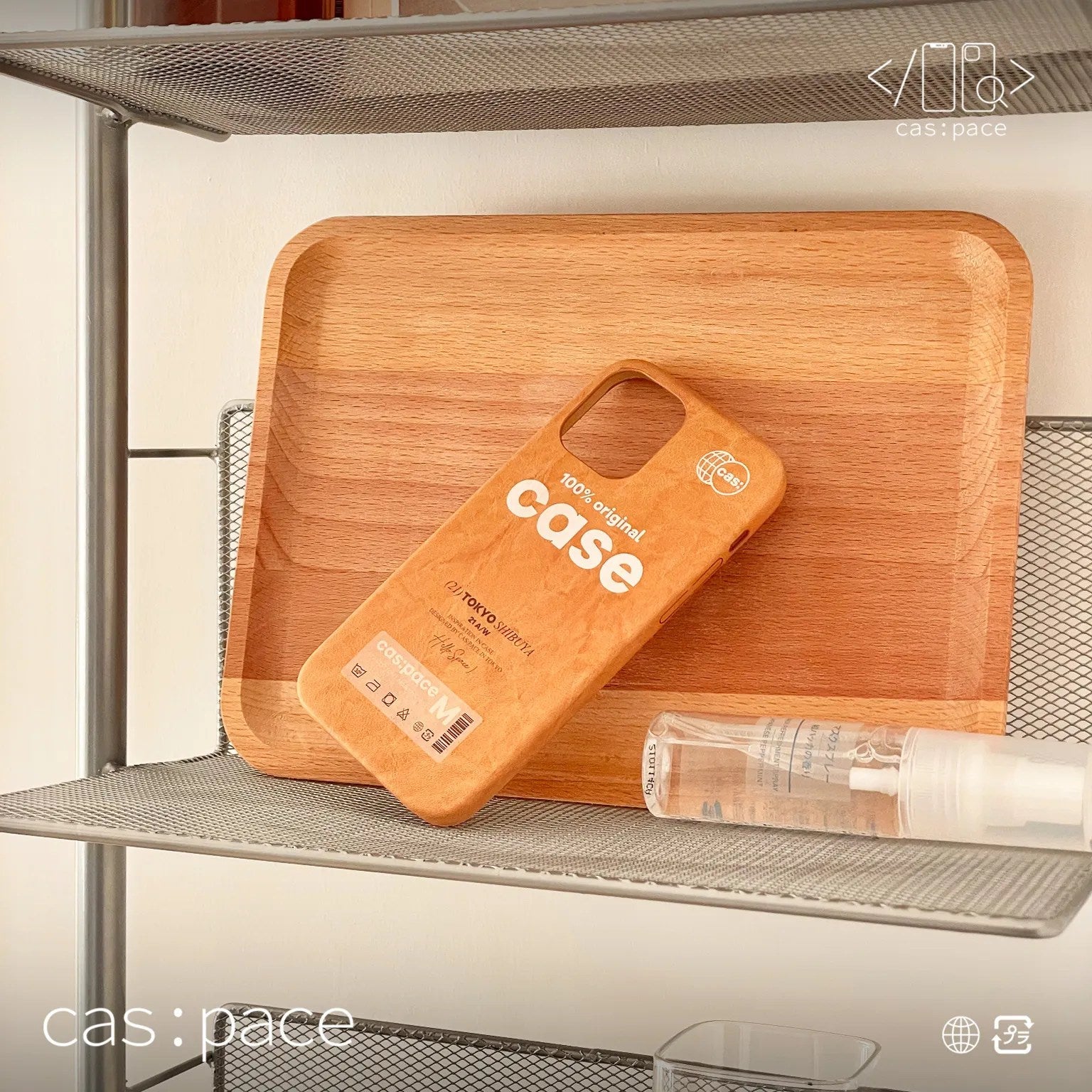 cas:pace 21A/W 「100% original case」牛皮紙携帯ケース - cas:pace 殼空間
