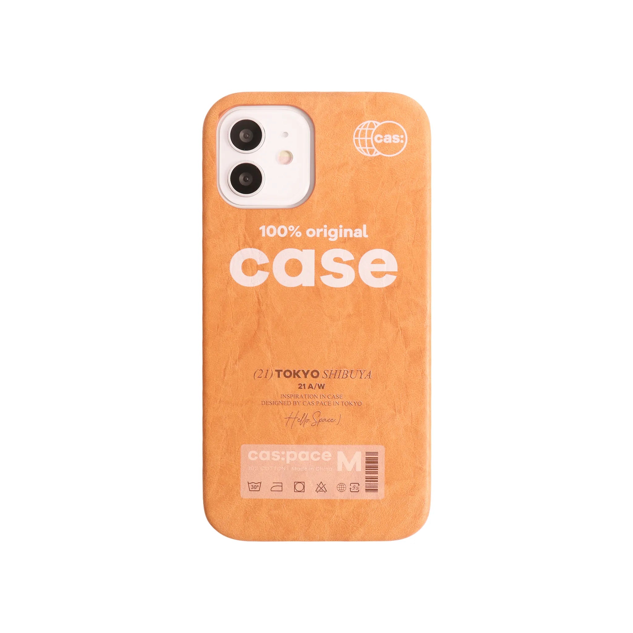 cas:pace 21A/W 「100% original case」牛皮紙携帯ケース - cas:pace 殼空間