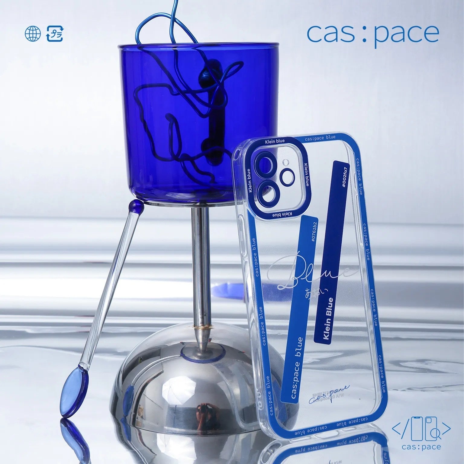 cas:pace 21A/W 「cas:pace blueカラーカード」携帯ケース - cas:pace 殼空間