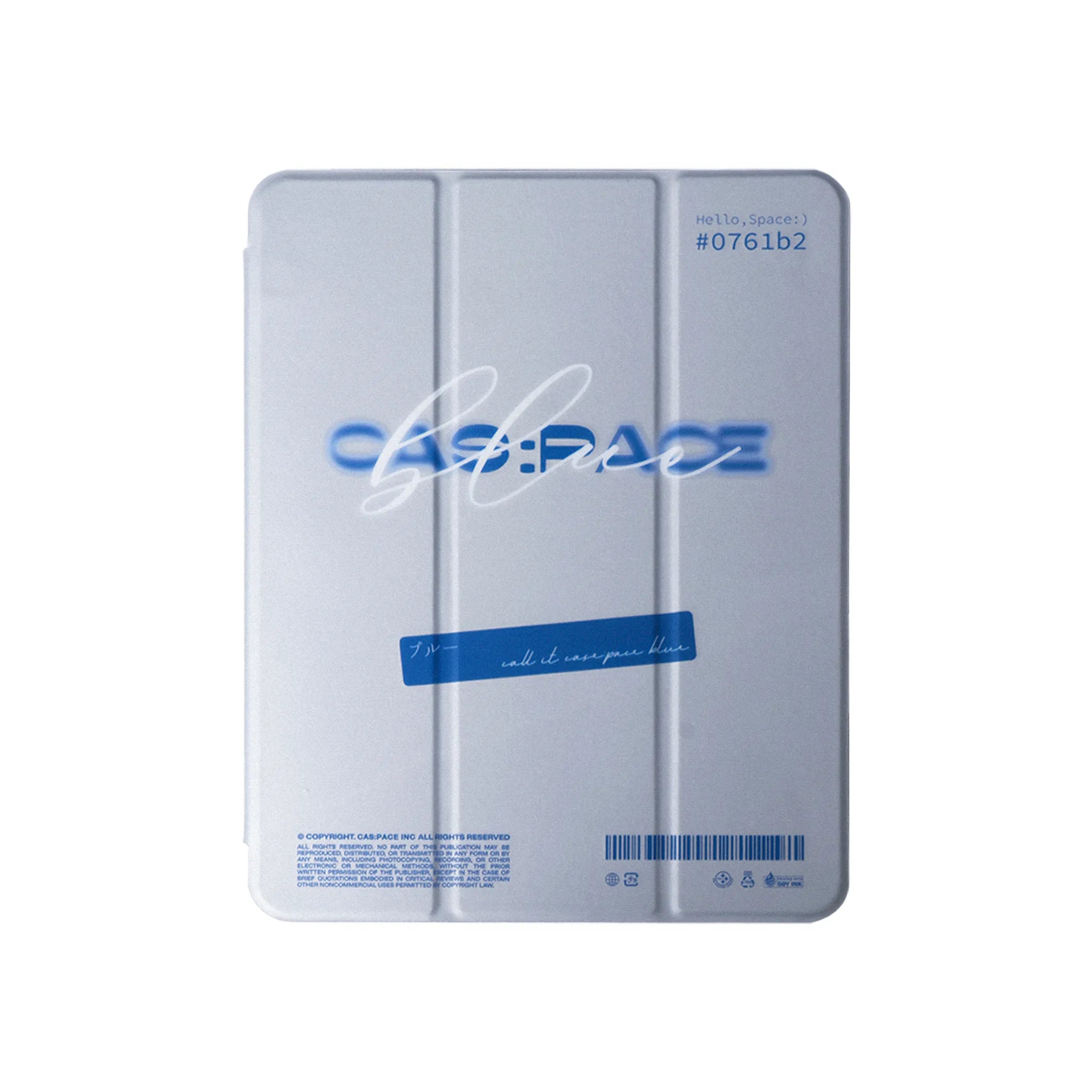 cas:pace 21A/W 「cas:pace blue」 iPadケース - cas:pace 殼空間