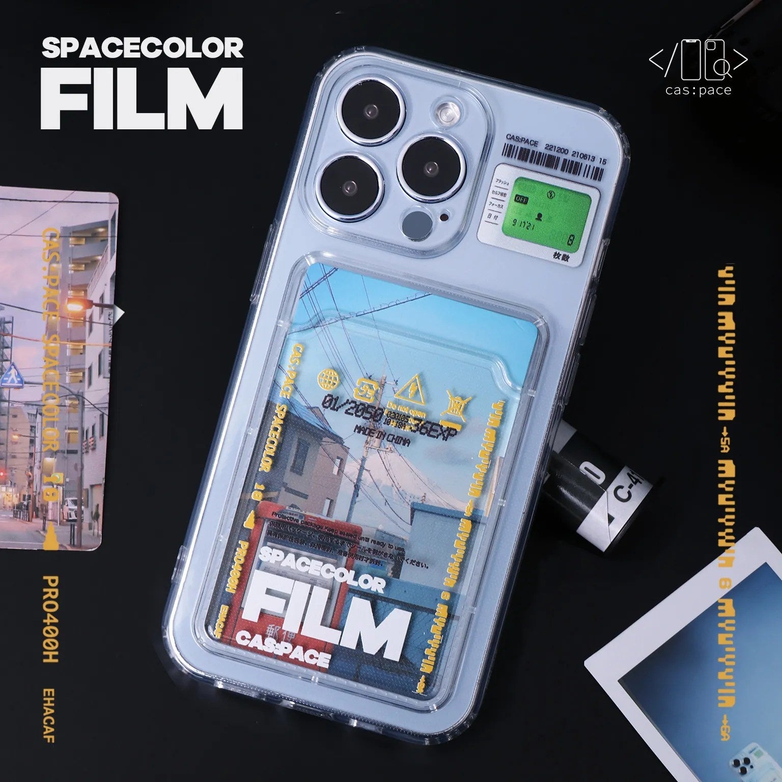 cas:pace 21A/W 「spacecolor」カード付き携帯ケース - cas:pace 殼空間