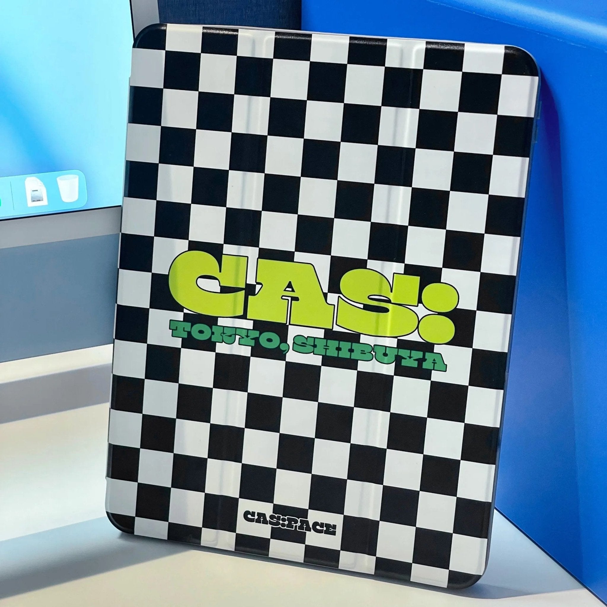 cas:pace 21S/S 「黒白チェッカー」 IPadケース - cas:pace 殼空間