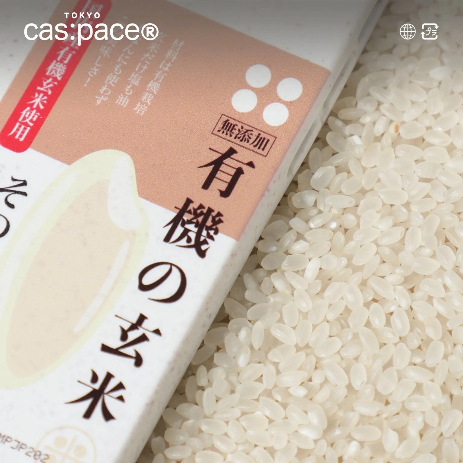 cas:pace 22A/W 「有機の玄米」携帯ケース - cas:pace 殼空間