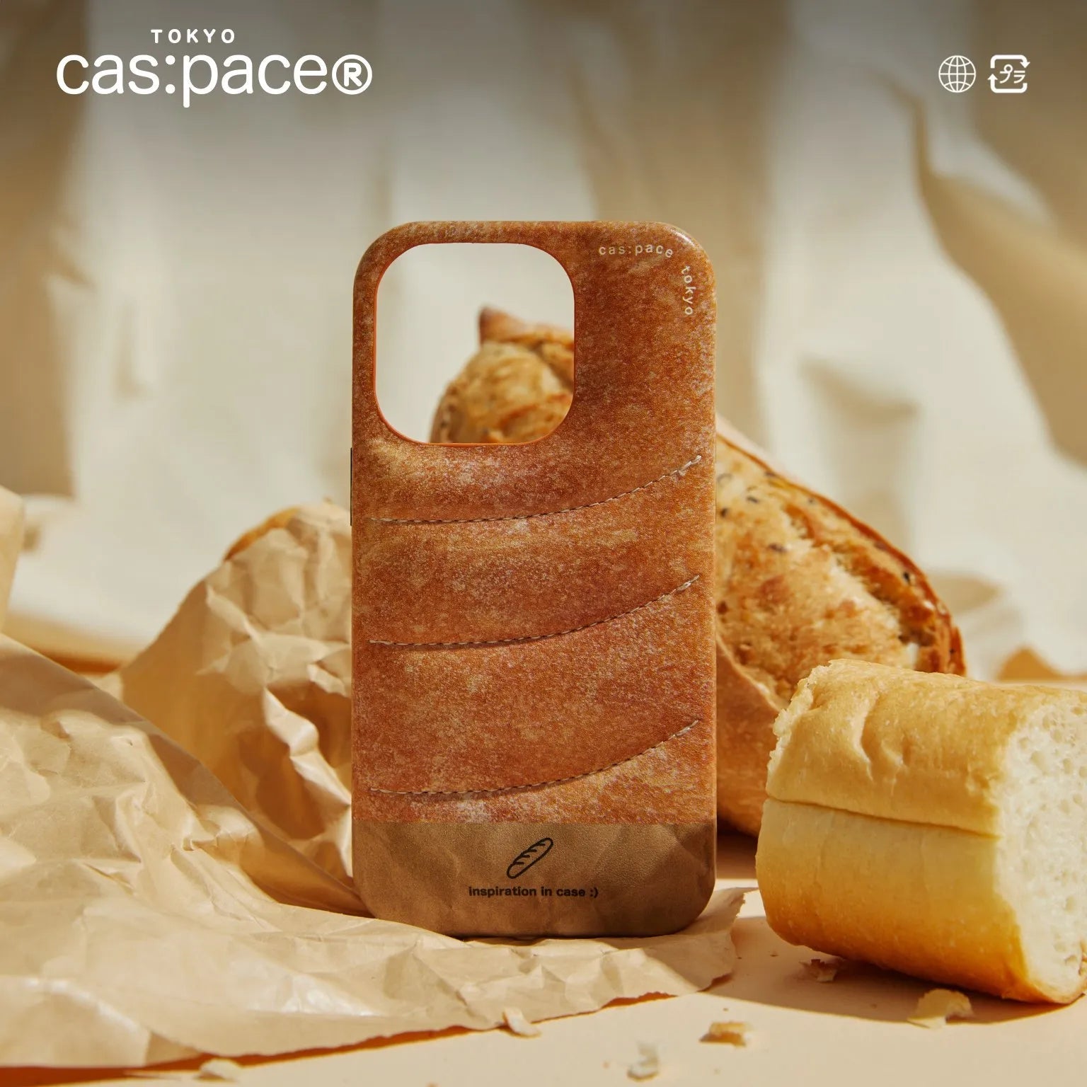 cas:pace 22A/W 「パン」ダウン携帯ケース - cas:pace 殼空間