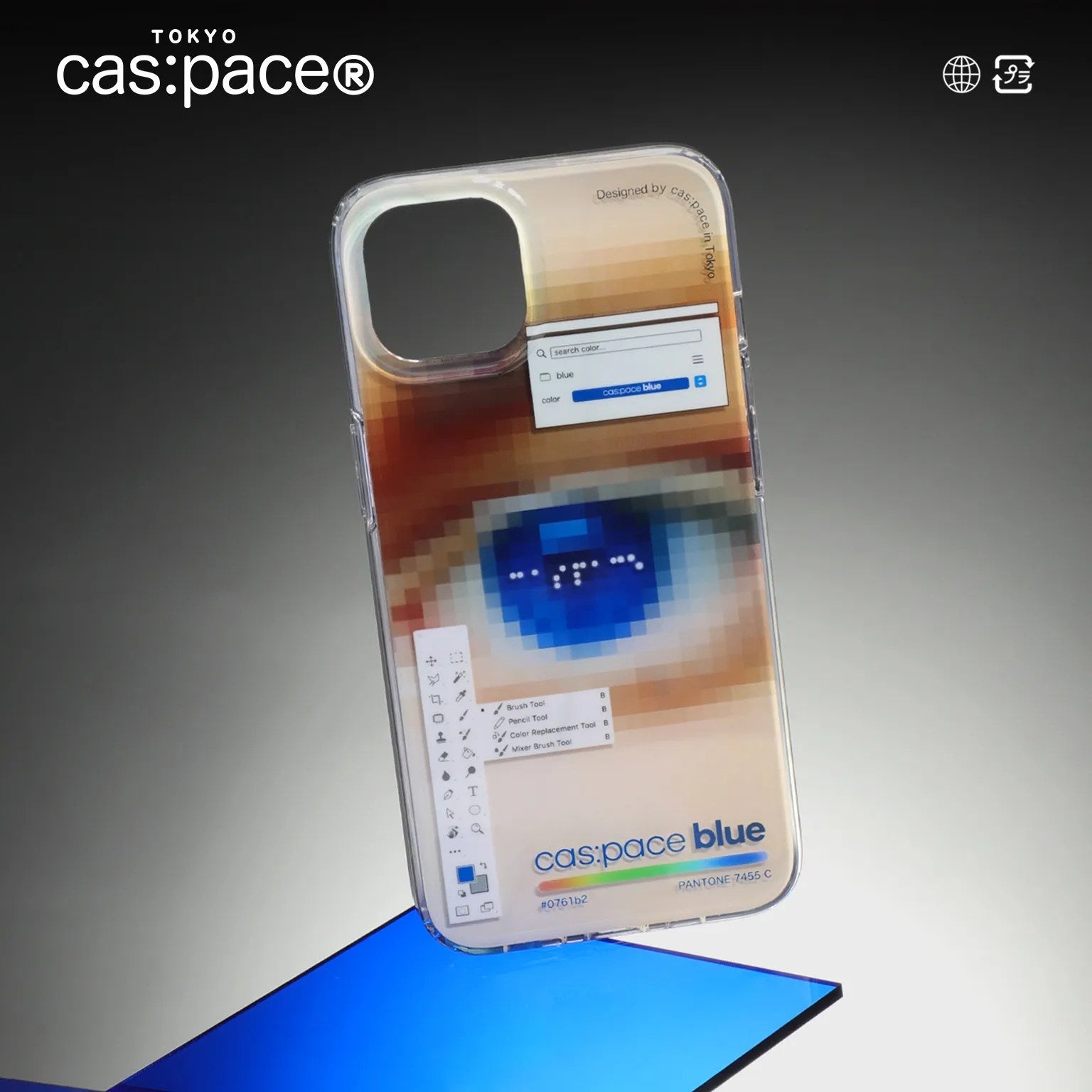 cas:pace 22A/W 「ピクセル目」携帯ケース - cas:pace 殼空間