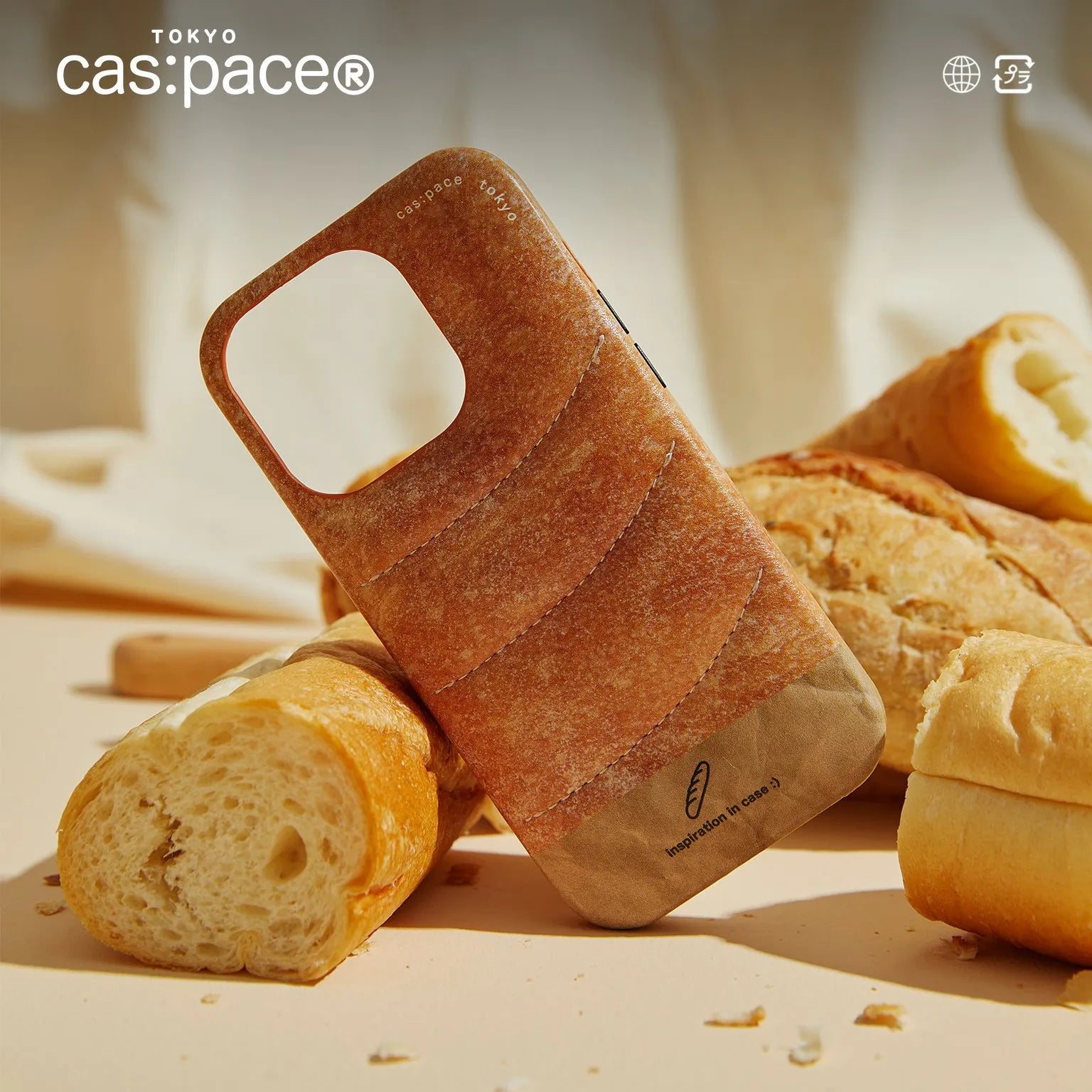 cas:pace 22A/W 「パン」ダウン携帯ケース - cas:pace 殼空間