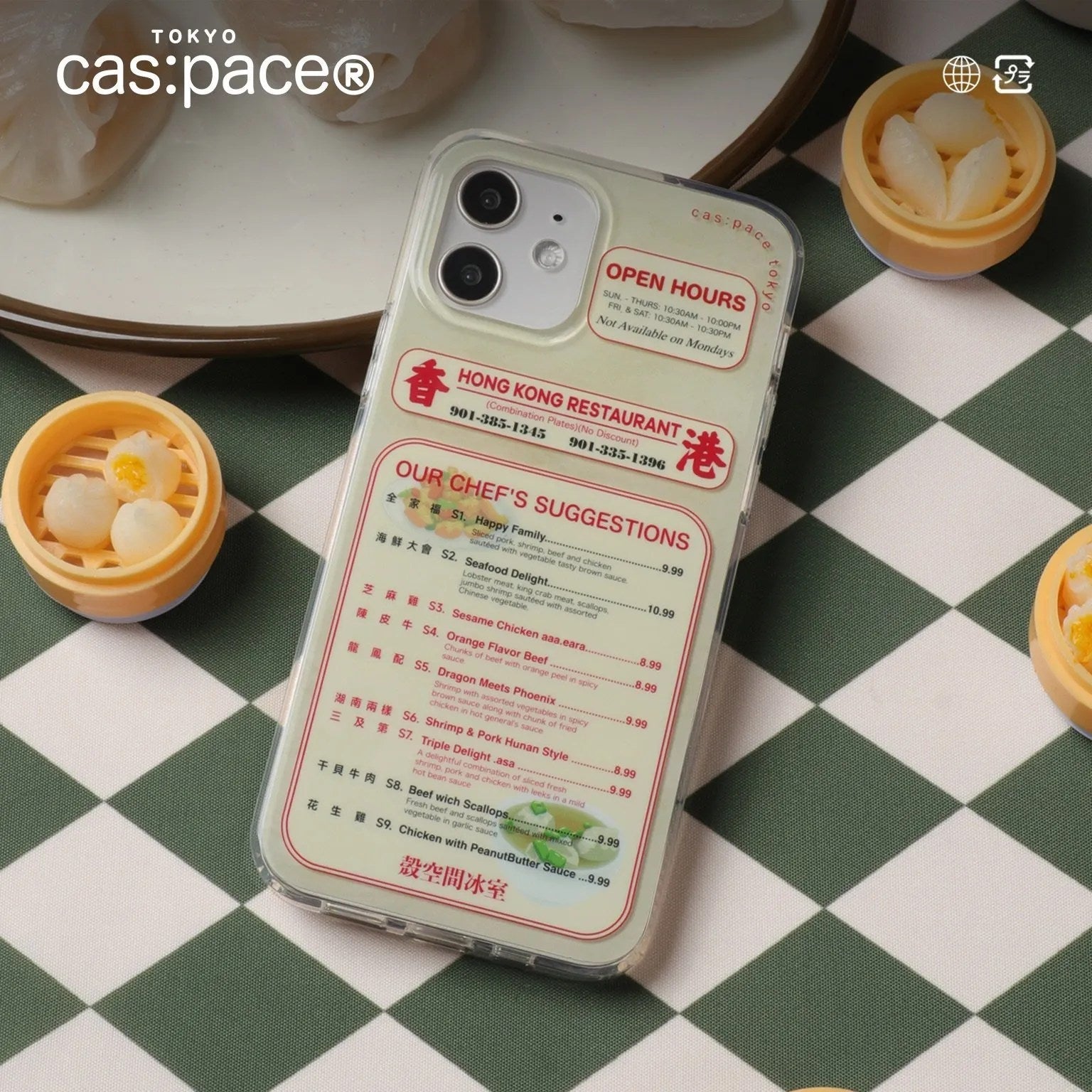 cas:pace 22A/W「香港レストラン」携帯ケース - cas:pace 殼空間