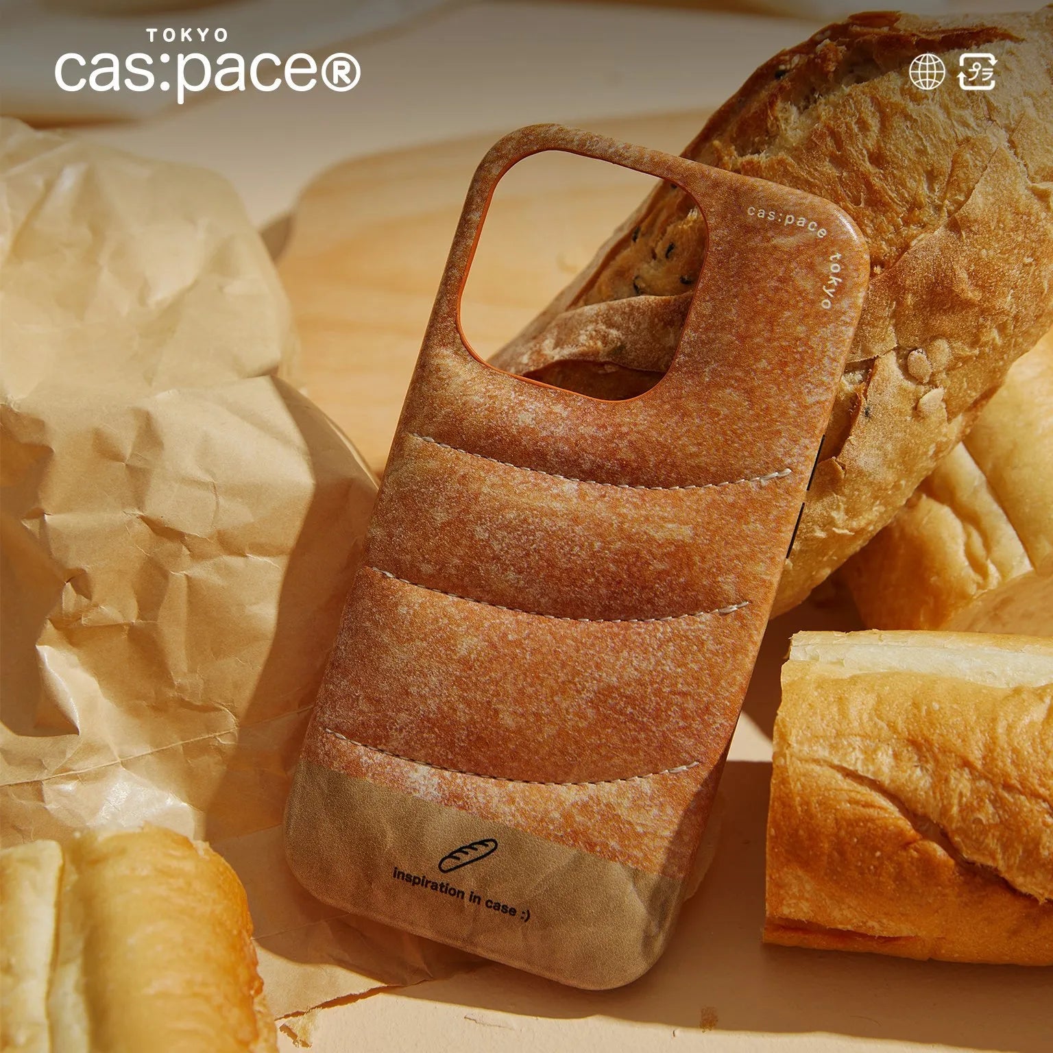 cas:pace 22A/W 「パン」ダウン携帯ケース - cas:pace 殼空間