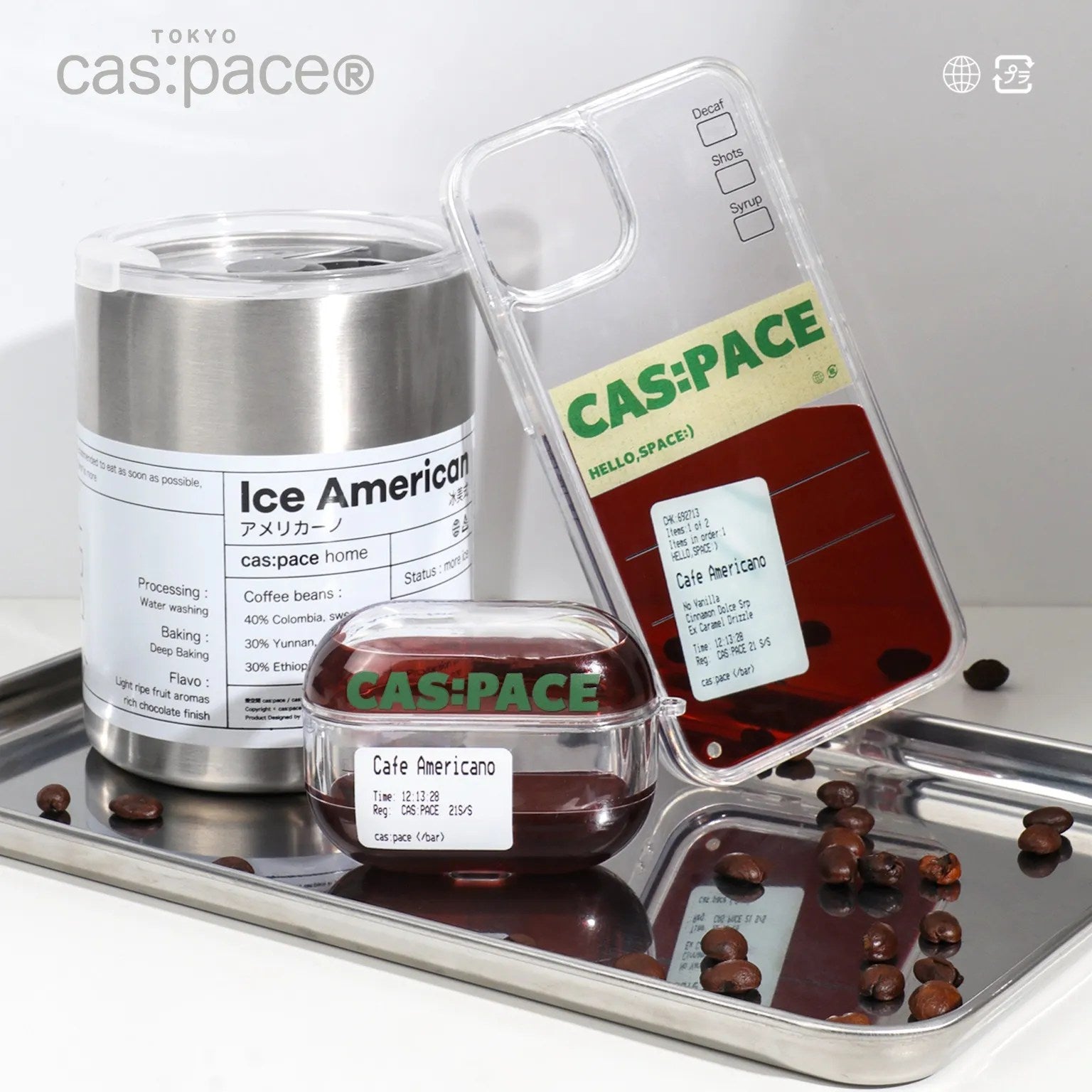 cas:pace 22A/W 「Americano」AirPodsケース - cas:pace 殼空間