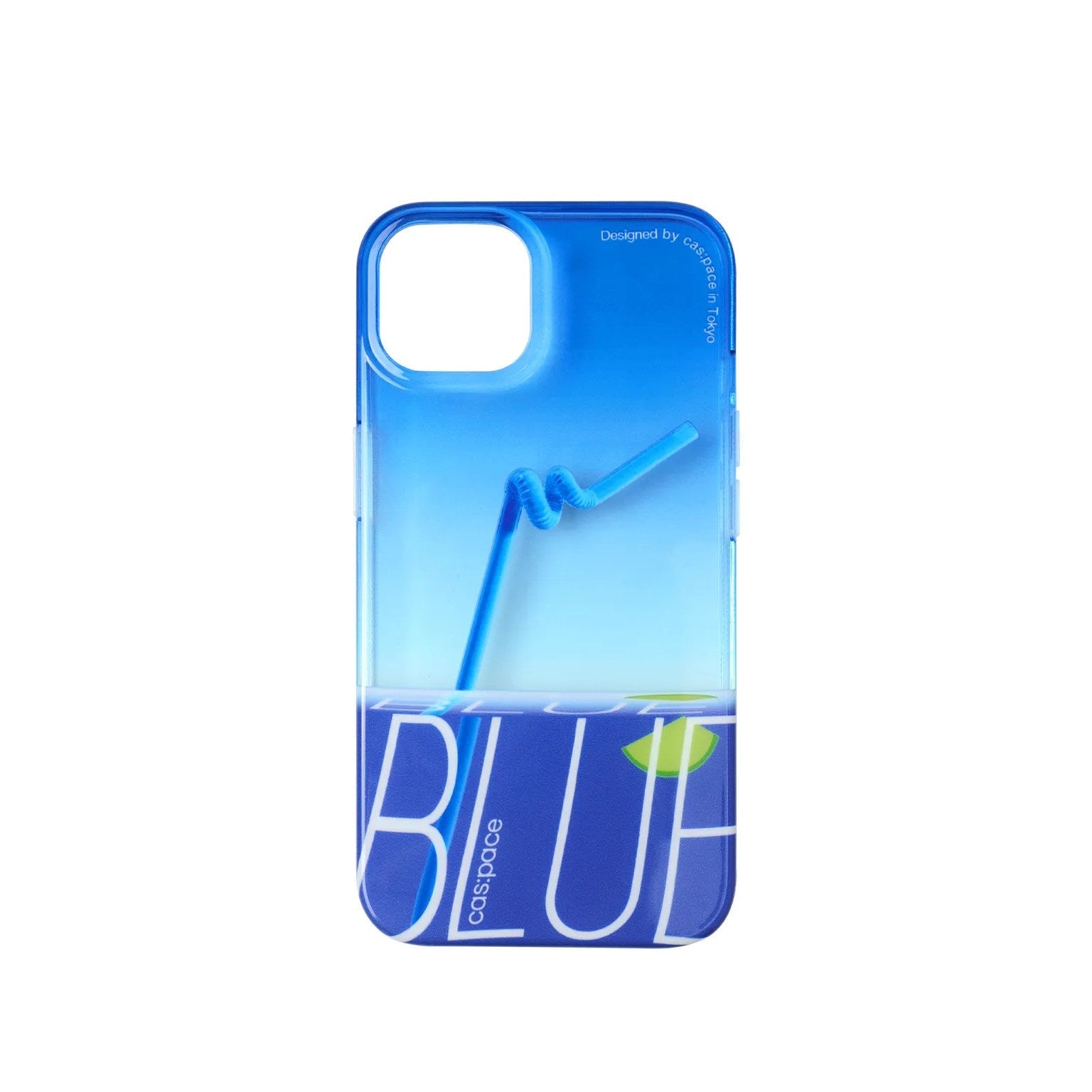 cas:pace 22A/W 「cas:pace blueストロー」携帯ケース - cas:pace 殼空間