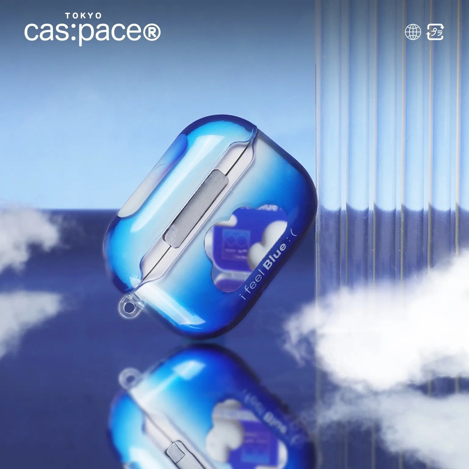 cas:pace 22A/W 「I feel blue」AirPodsケース - cas:pace 殼空間