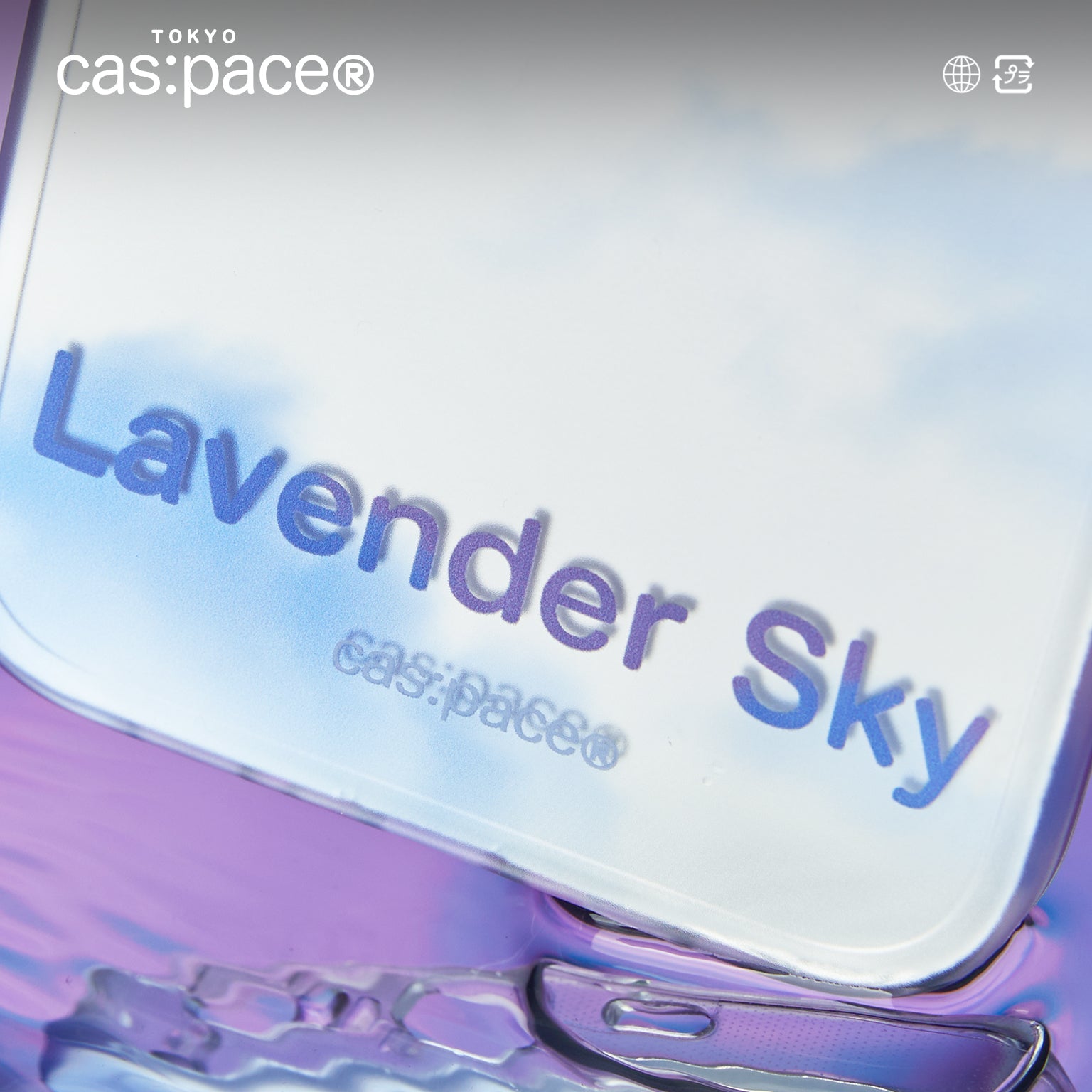 cas:pace 22A/W「Lavender Sky」携帯ケース - cas:pace 殼空間