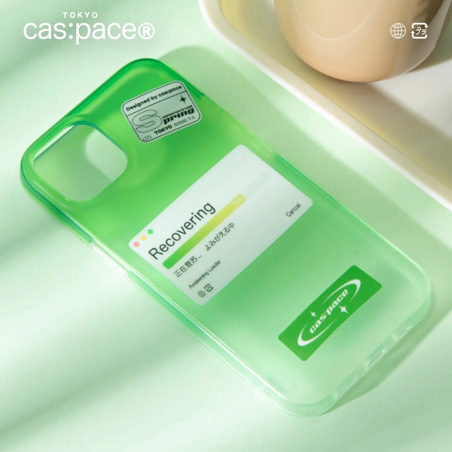 cas:pace 22S/S 「春に戻る」携帯ケース＋お揃いの携帯ストラップ - cas:pace 殼空間
