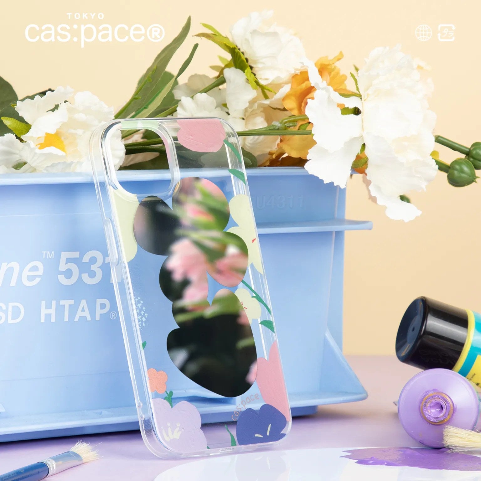 cas:pace 22S/S「お花」携帯ケース - cas:pace 殼空間