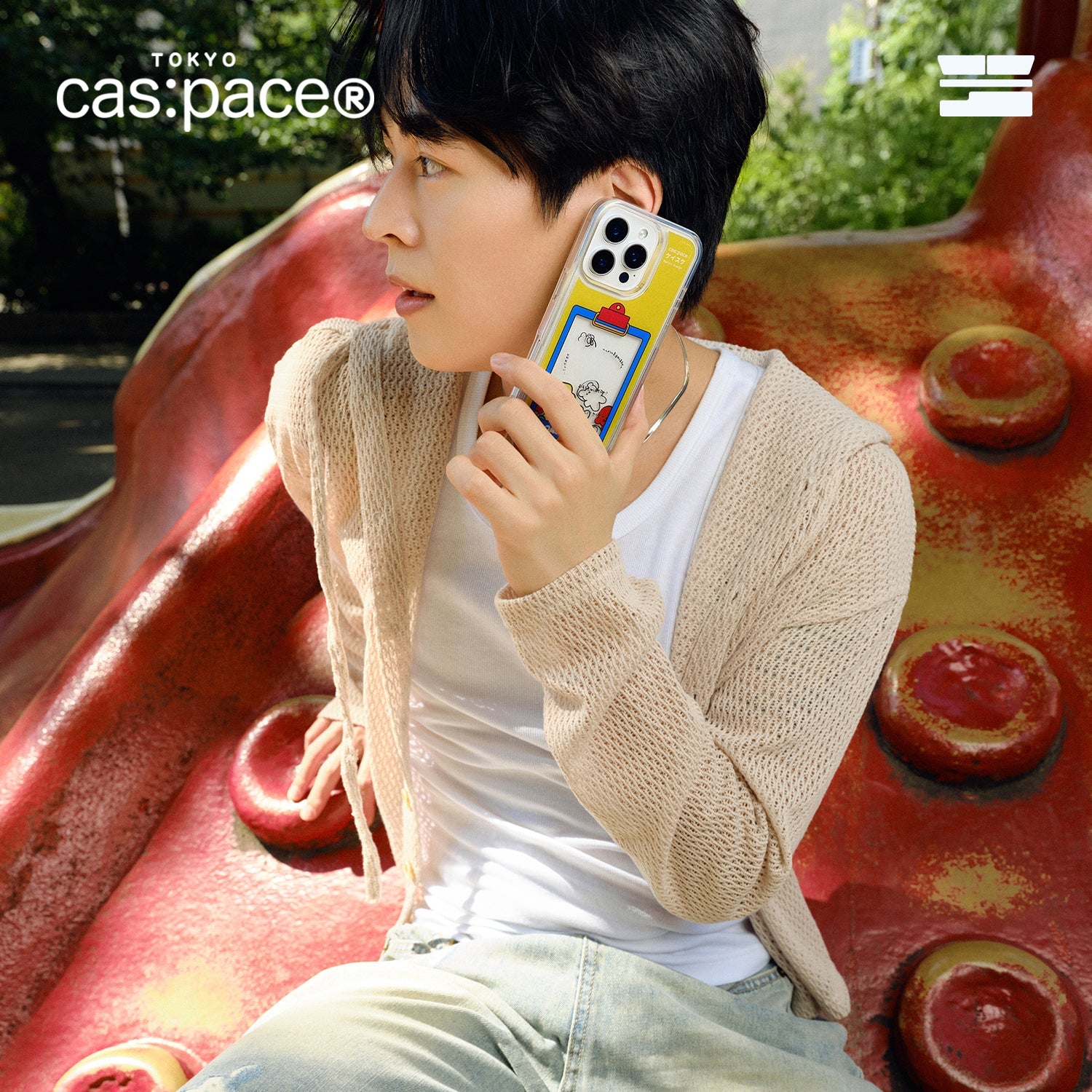 cas:pace 22S/S「圭介の秘密を大公開！」流れる携帯ケース - cas:pace 殼空間