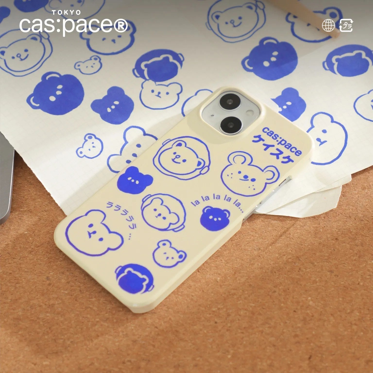 cas:pace 22S/S「手描き圭介」携帯ケース - cas:pace 殼空間