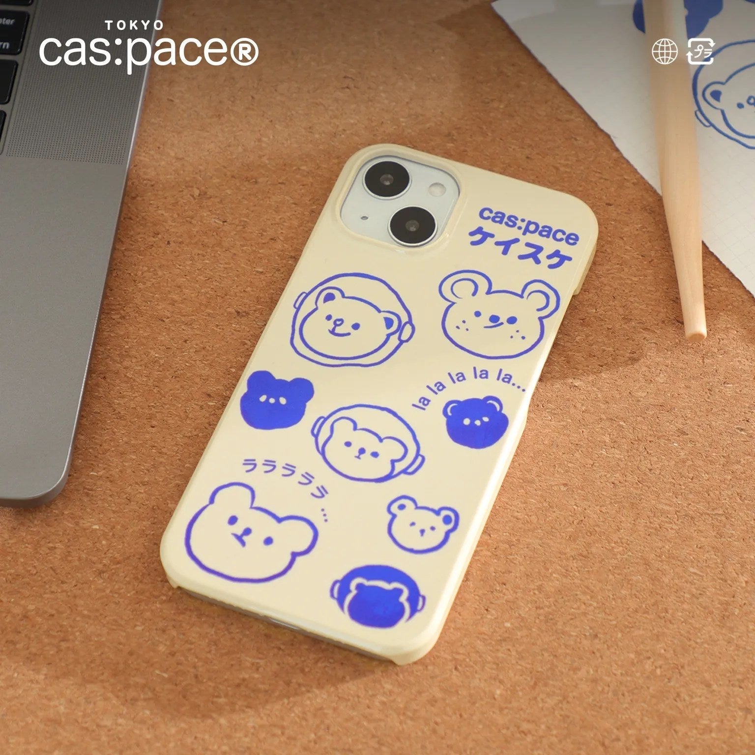 cas:pace 22S/S「手描き圭介」携帯ケース - cas:pace 殼空間