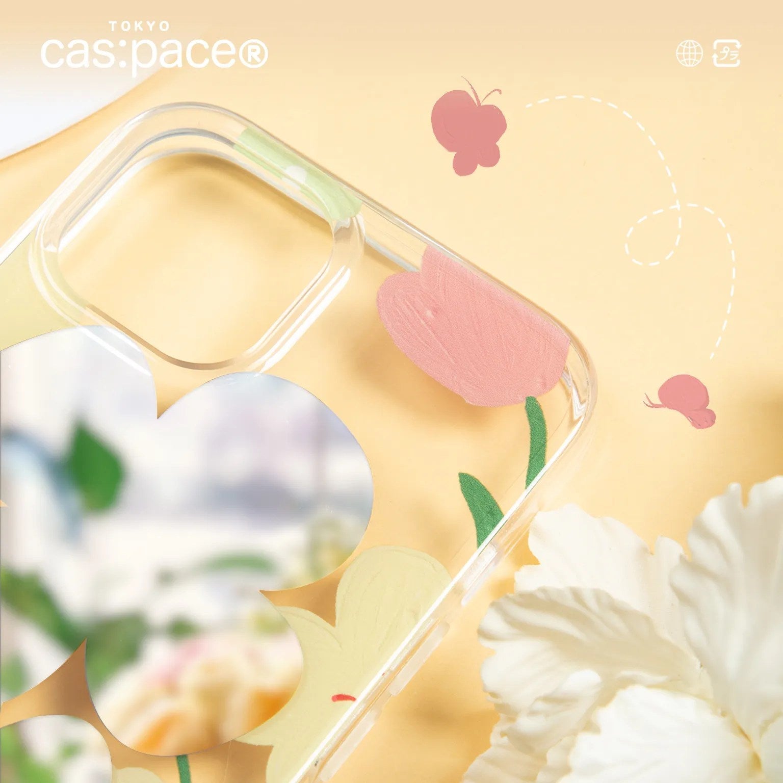 cas:pace 22S/S「お花」携帯ケース - cas:pace 殼空間