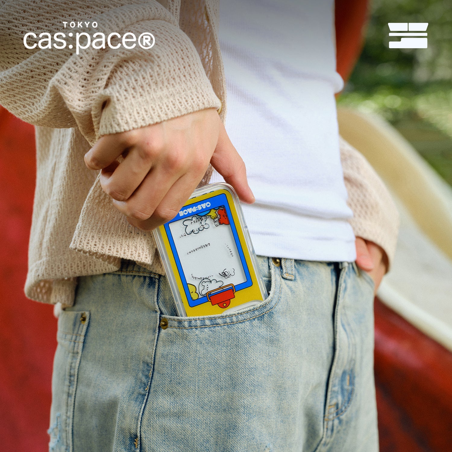 cas:pace 22S/S「圭介の秘密を大公開！」流れる携帯ケース - cas:pace 殼空間