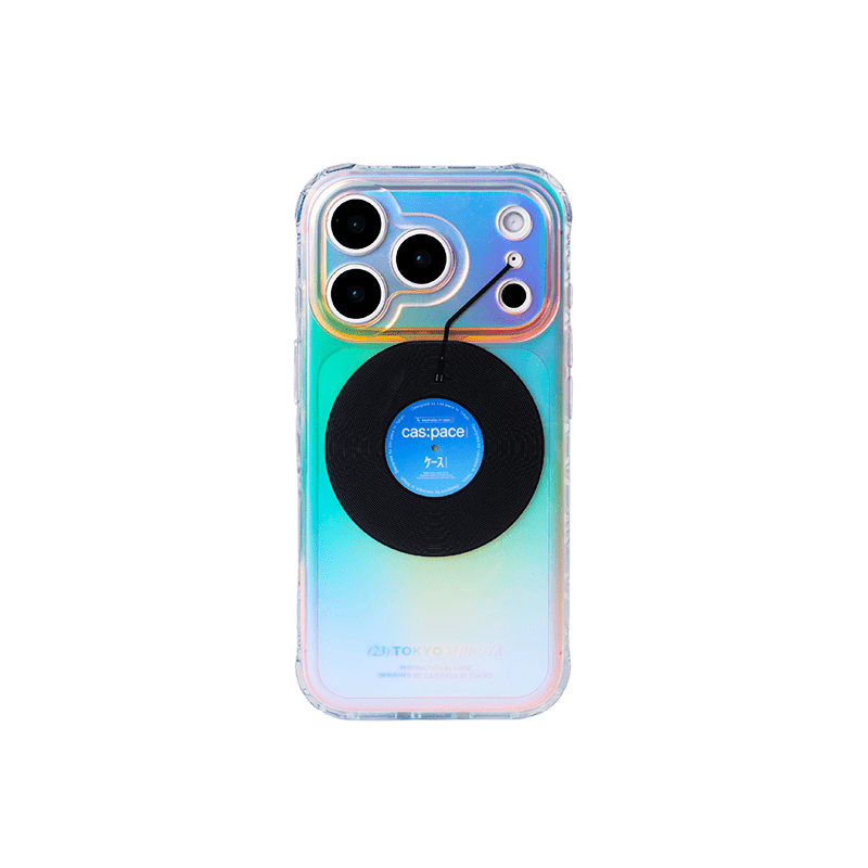 cas:pace 22S/S MagSafe対応「黒いレコード」携帯ケース - cas:pace 殼空間