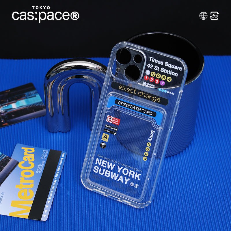 cas:pace 22S/S 「New York Subway」カード入れ携帯ケース - cas:pace 殼空間