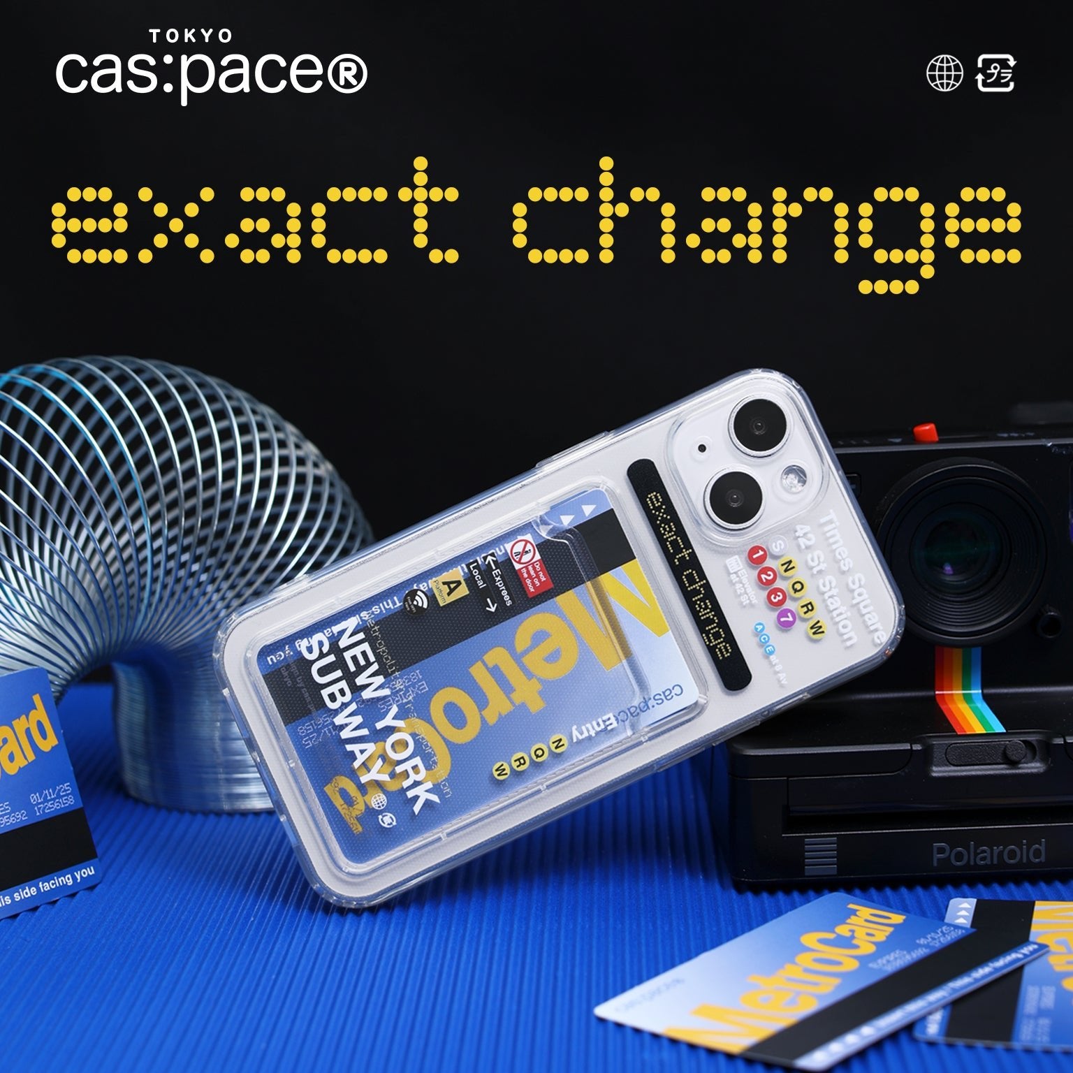 cas:pace 22S/S 「New York Subway」カード入れ携帯ケース - cas:pace 殼空間