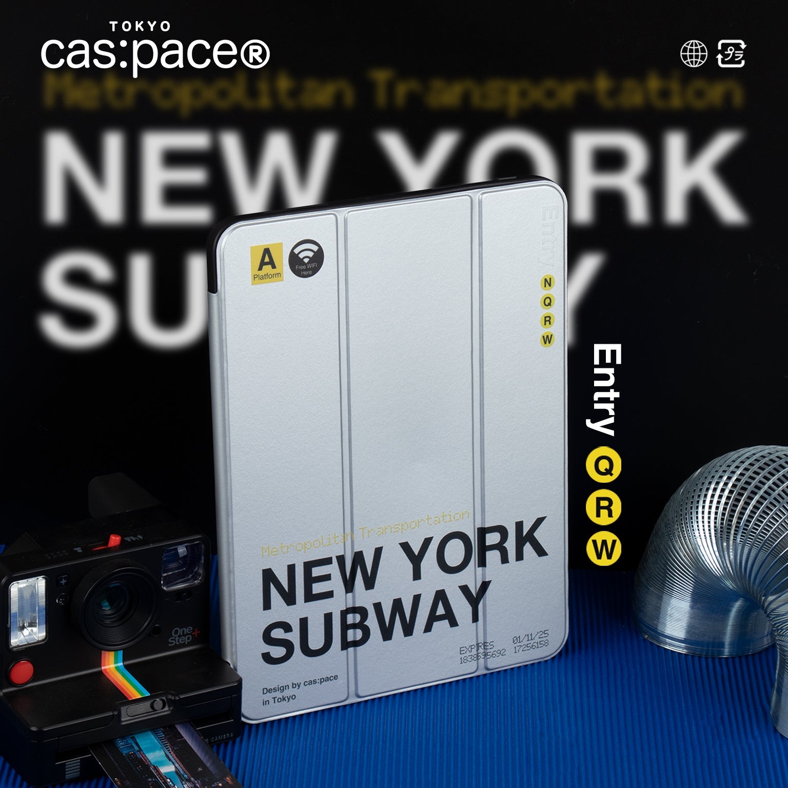 cas:pace 22S/S 「New York Subway」 iPadケース - cas:pace 殼空間