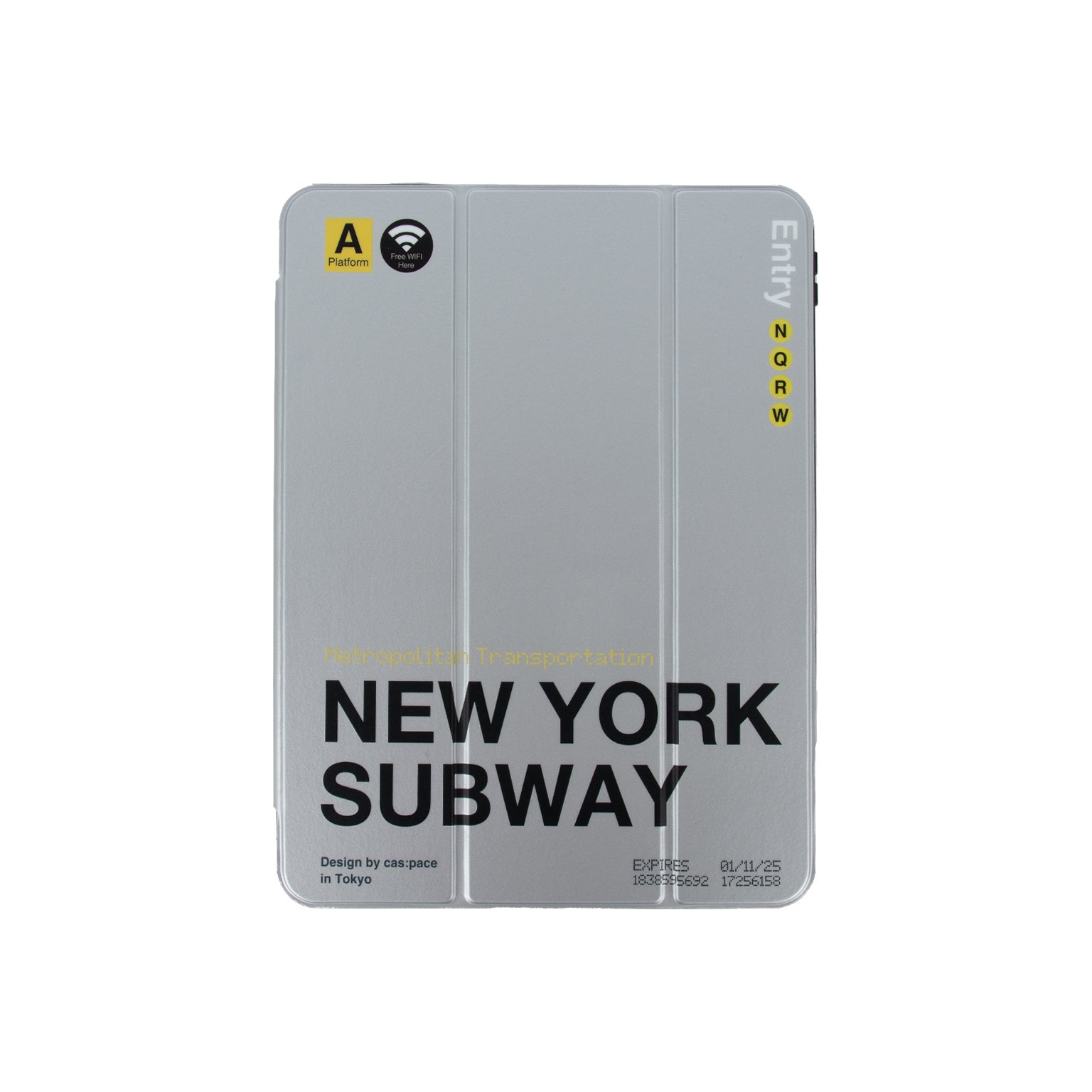 cas:pace 22S/S 「New York Subway」 iPadケース - cas:pace 殼空間