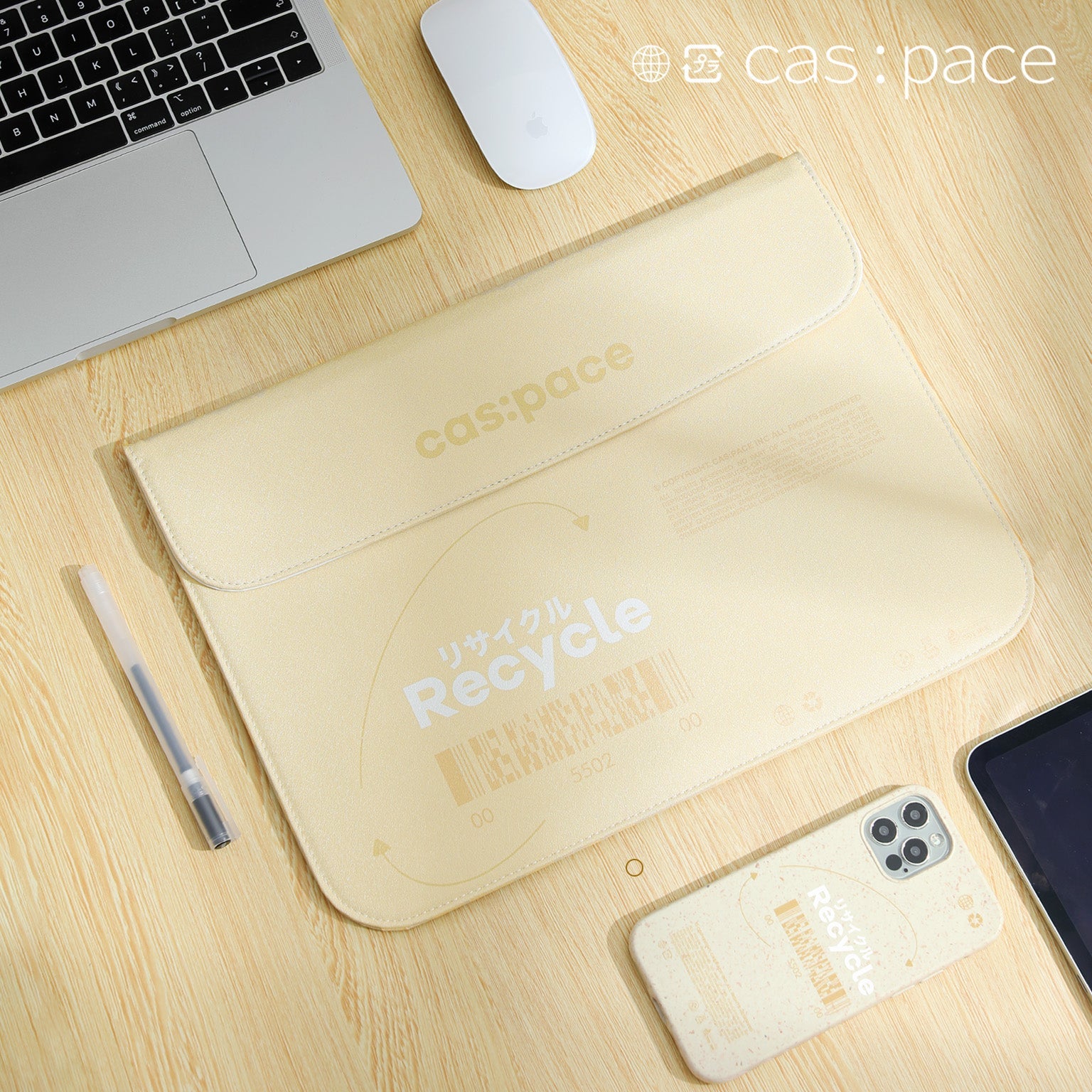 cas:pace 22S/S 「recycle」パソコンバッグ - cas:pace 殼空間