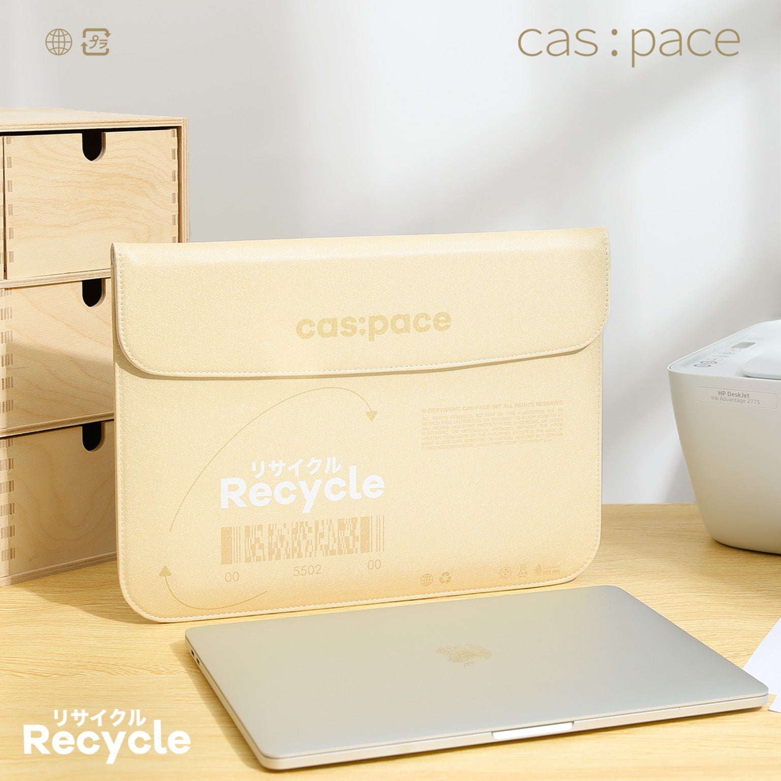 cas:pace 22S/S 「recycle」パソコンバッグ - cas:pace 殼空間