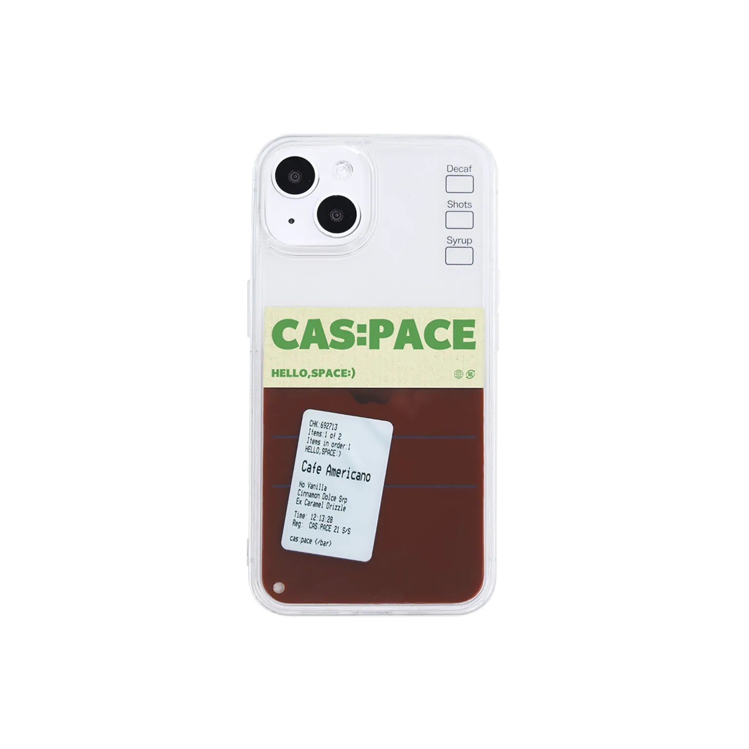 cas:pace 22S/S「Americano」流れる携帯ケース - cas:pace 殼空間
