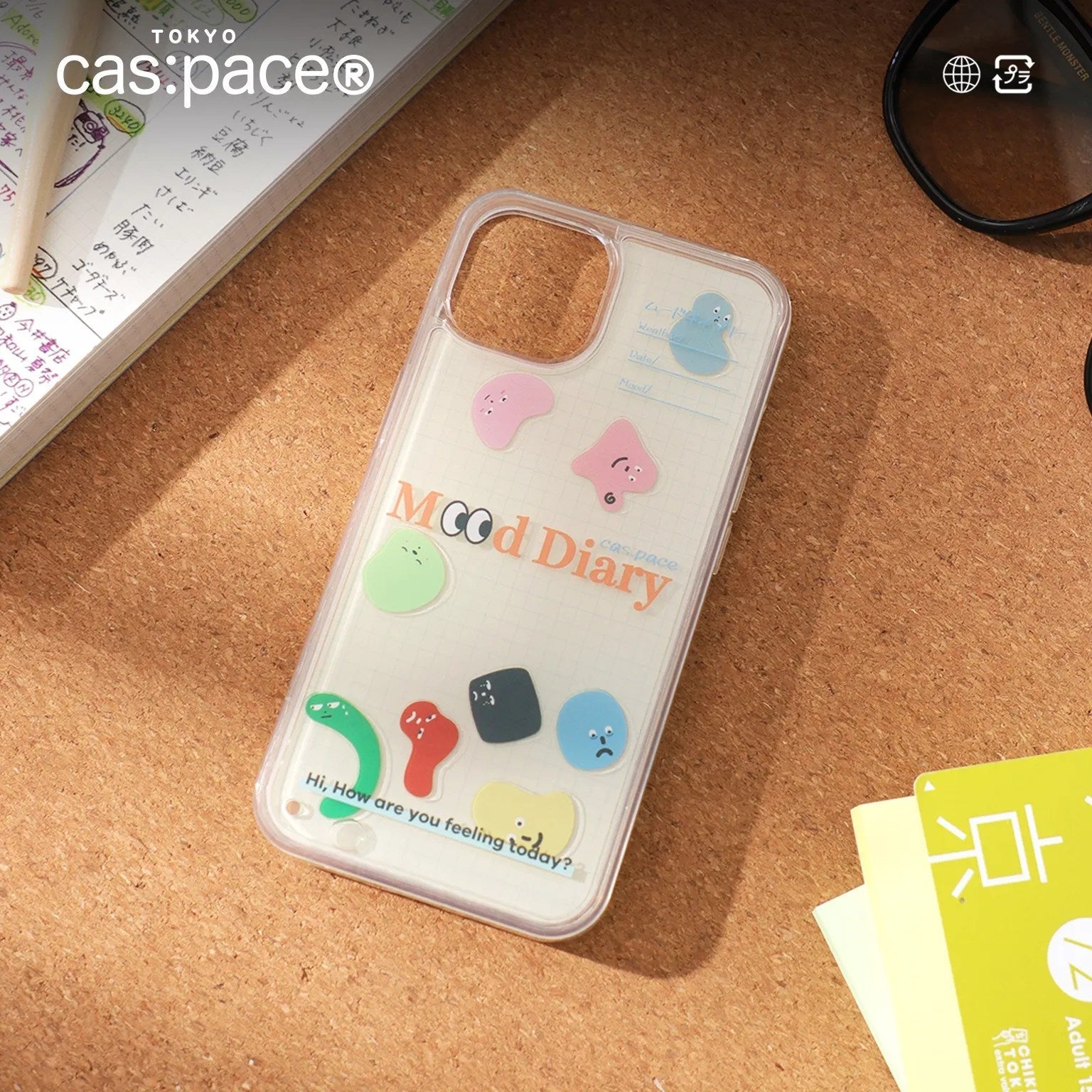 cas:pace 22S/S「mood diary」流れる携帯ケース - cas:pace 殼空間