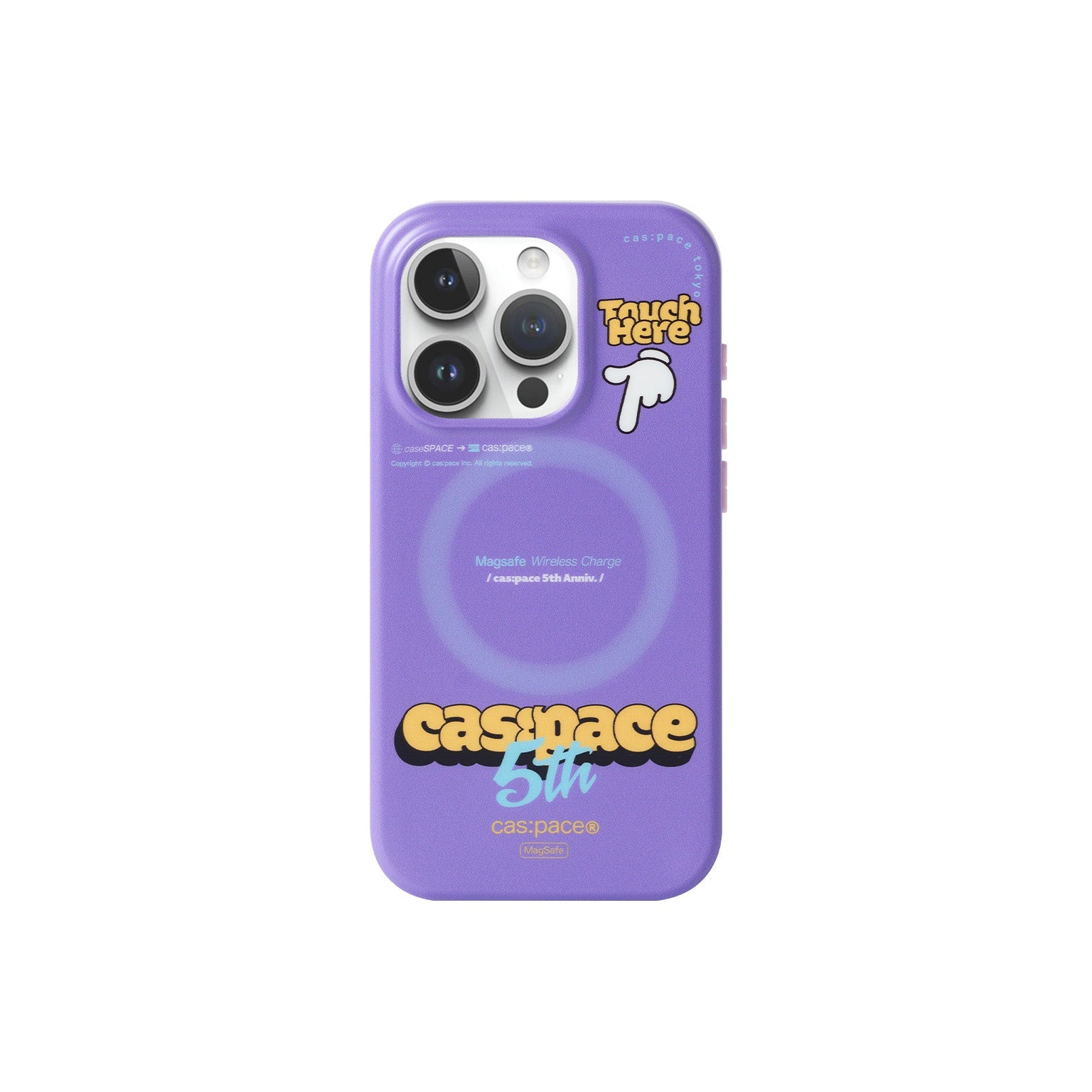 cas:pace 23A/W「cas:pace 5th」携帯ケース - purple - cas:pace 殼空間