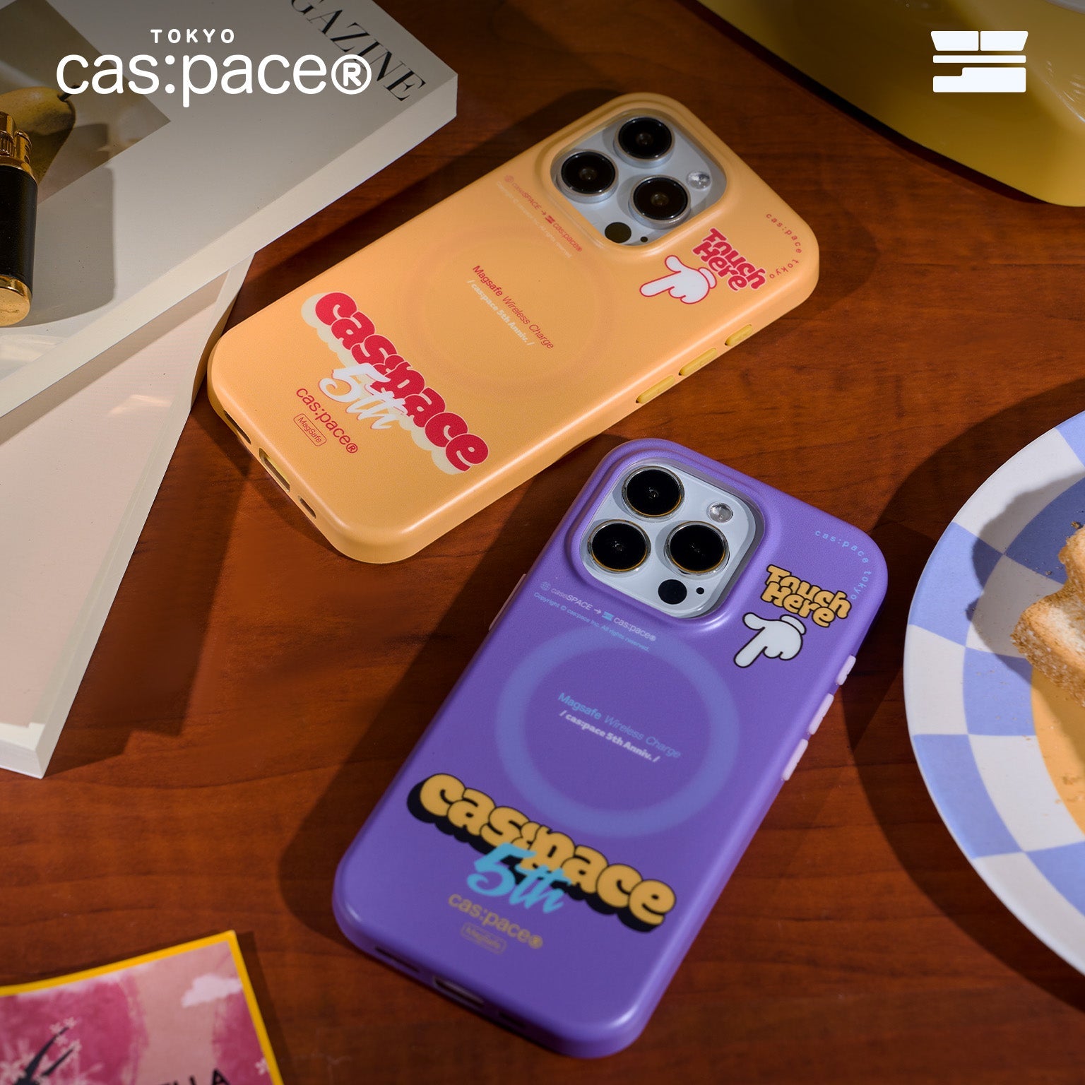 cas:pace 23A/W「cas:pace 5th」携帯ケース - yellow - cas:pace 殼空間